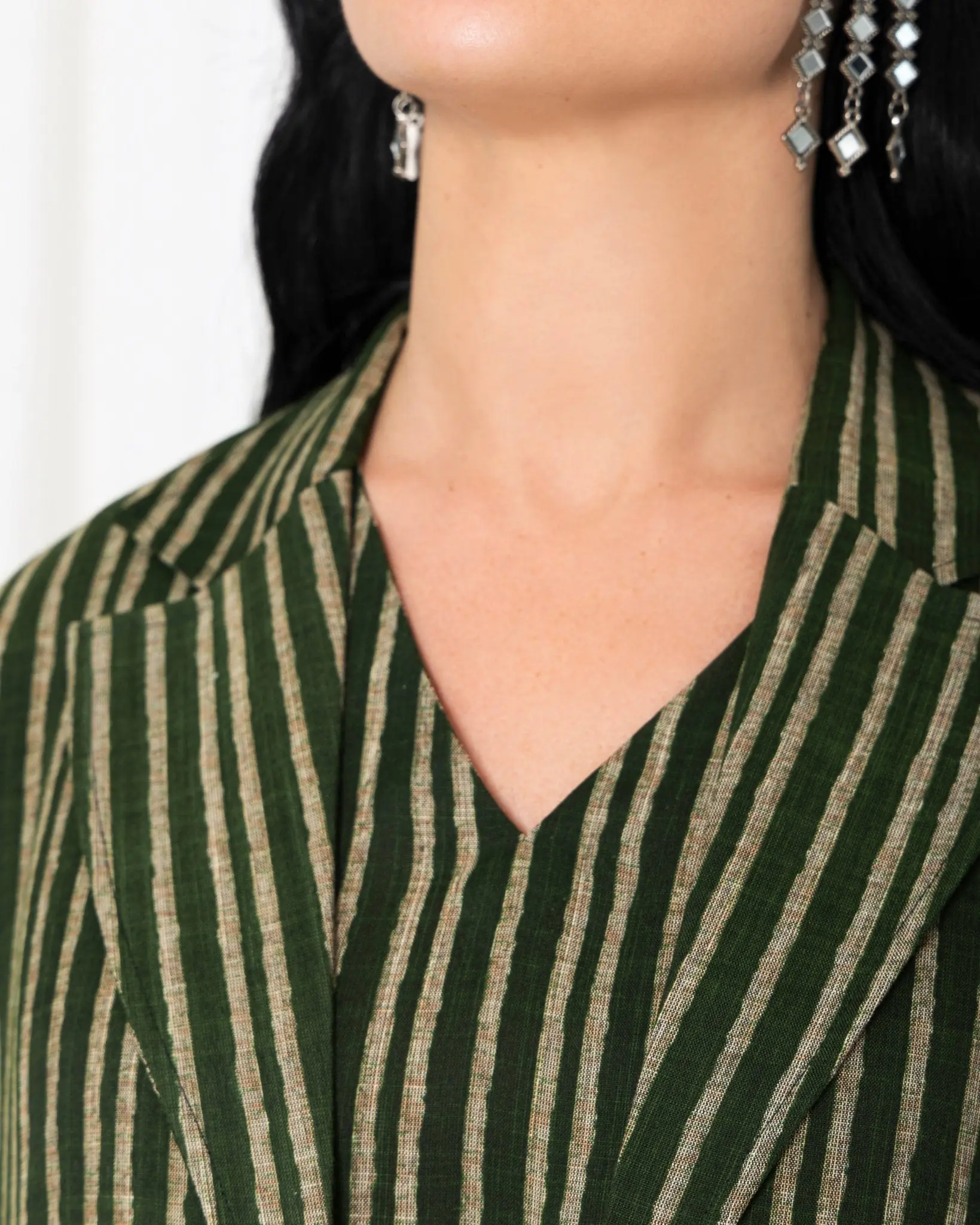 Green Stripe Jacket Abaya, photo 6