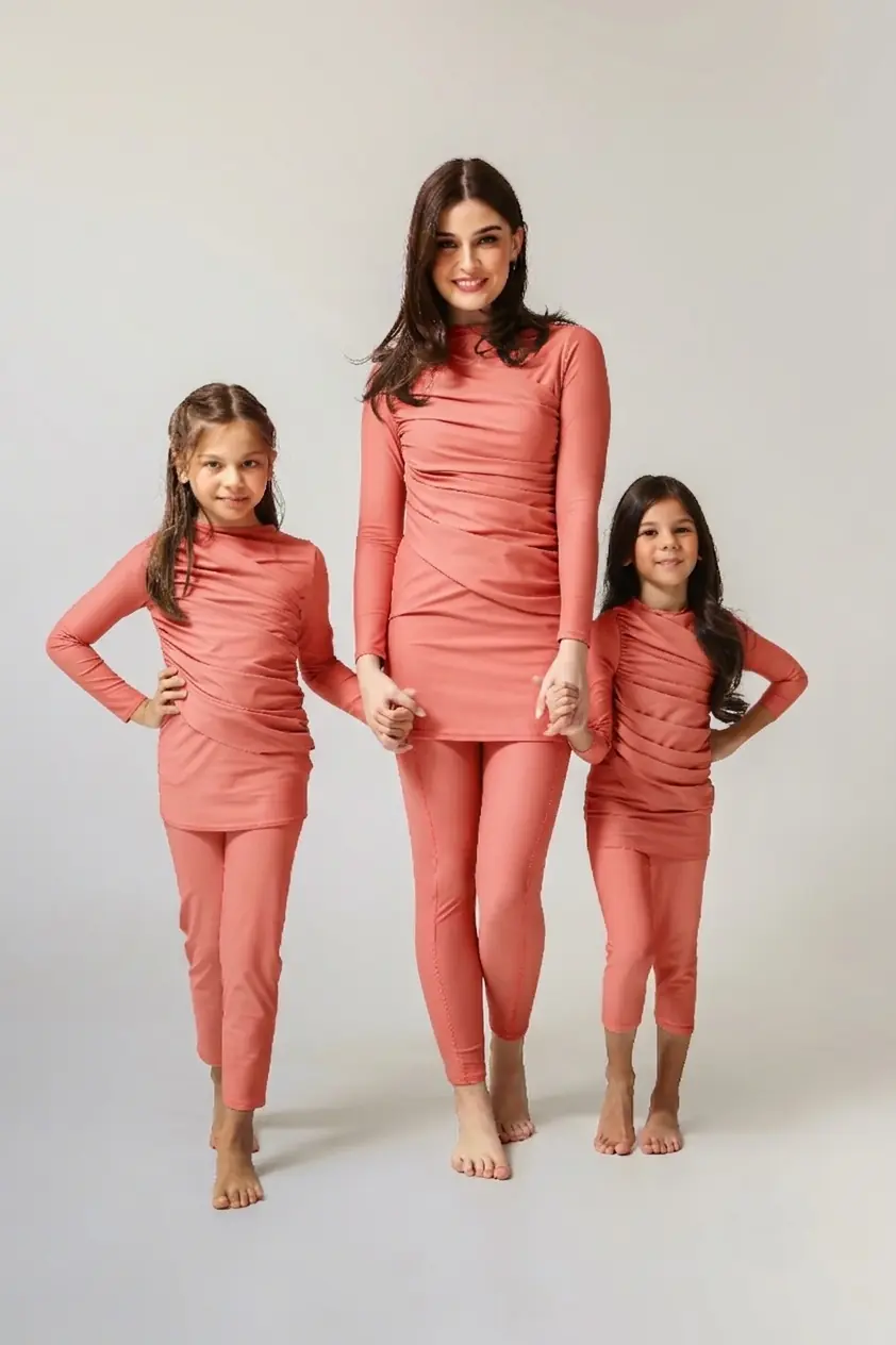 Diana Kids Two Piece Swimwear - Coral, photo 5