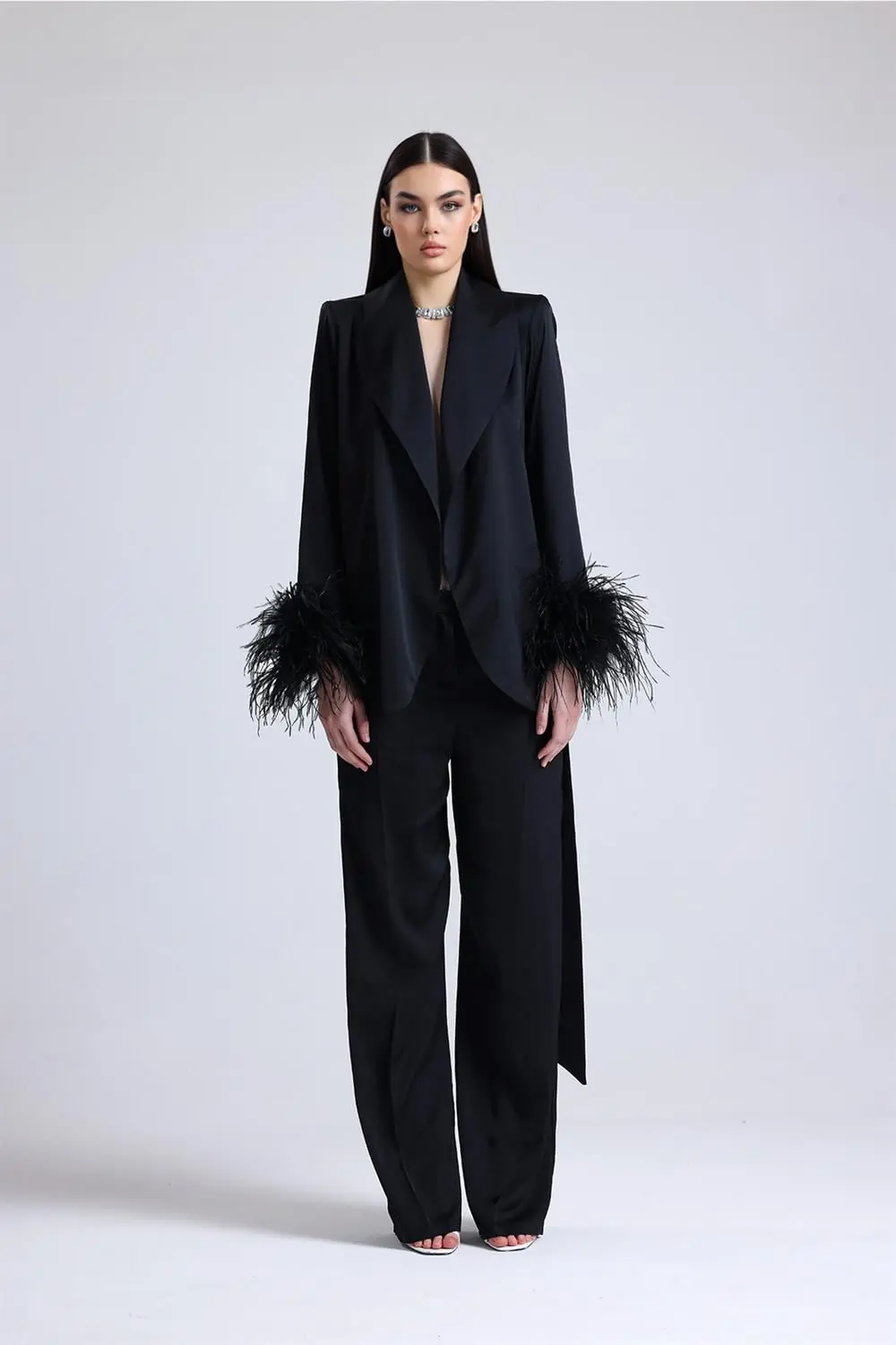 Obsidian Feather-Sleeve Set — Black, photo 4