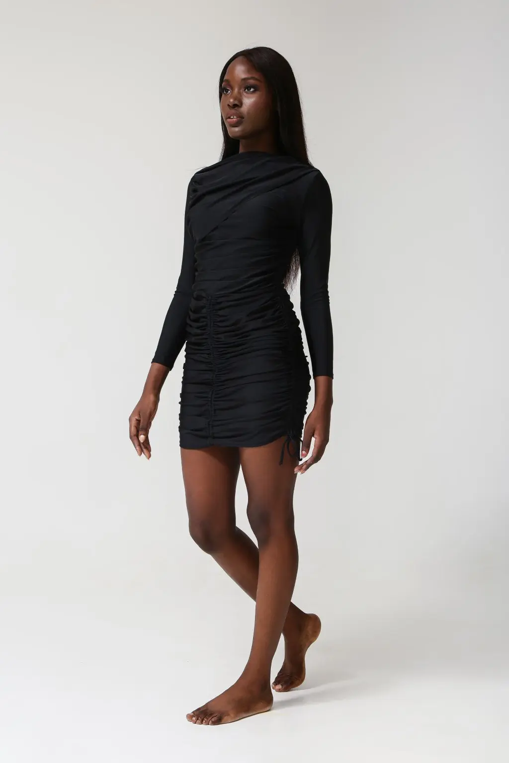 Isla Swim Dress - Black, photo 2