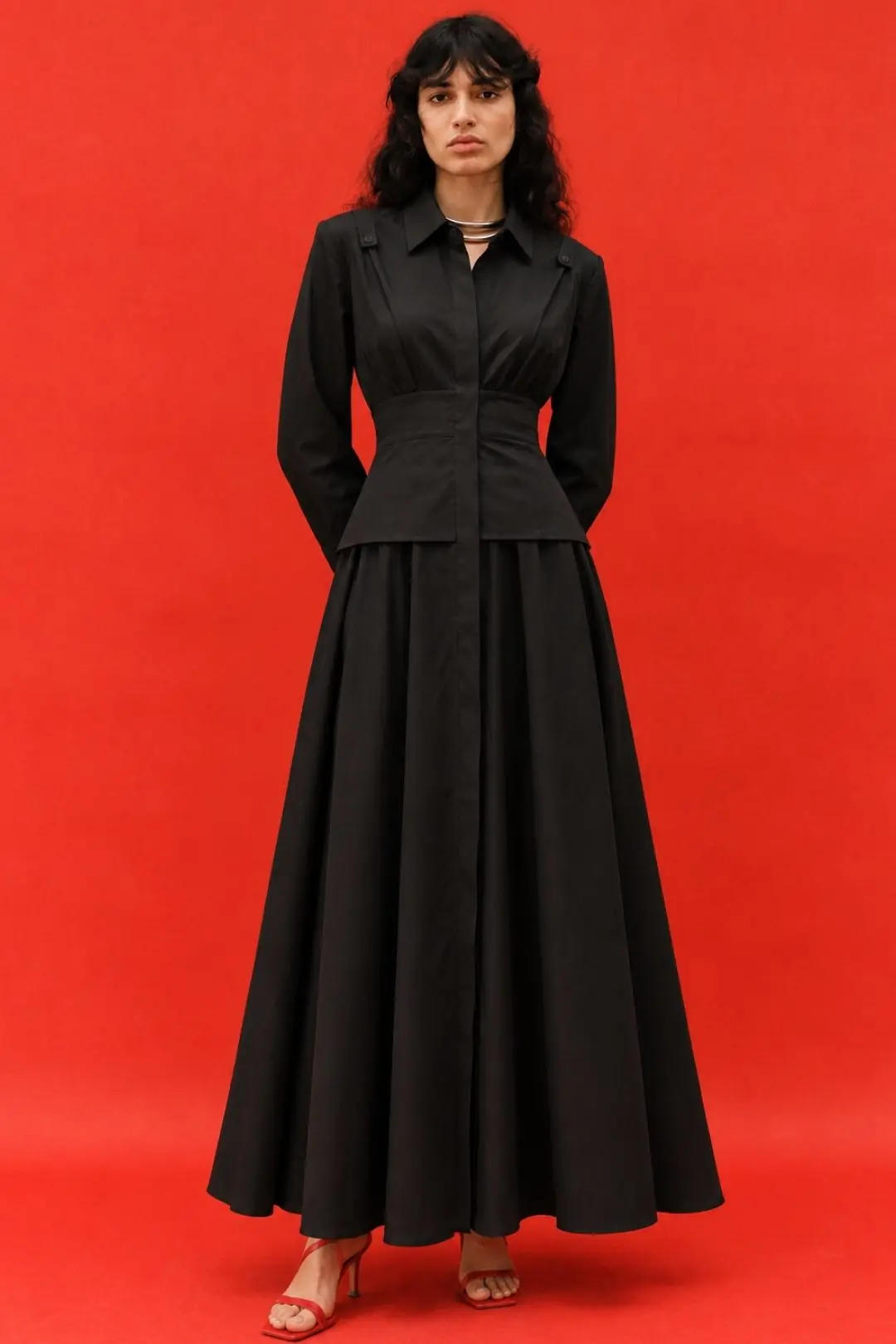 SERENE LINE Black Maxi Dress, photo 5