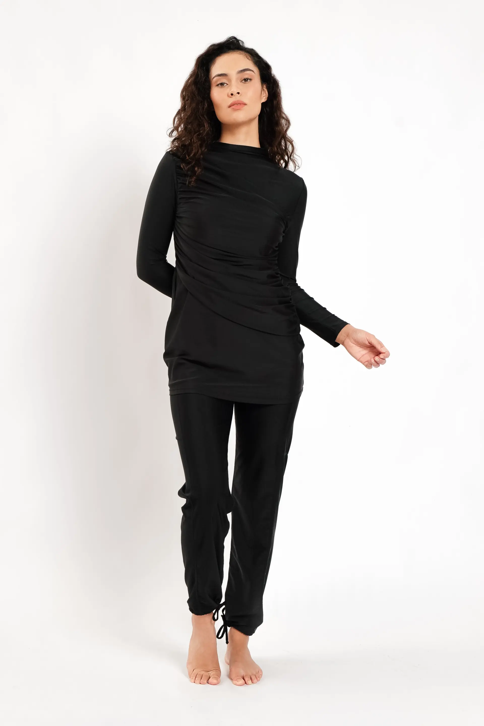 Diana Swim Dress - Black, photo 5