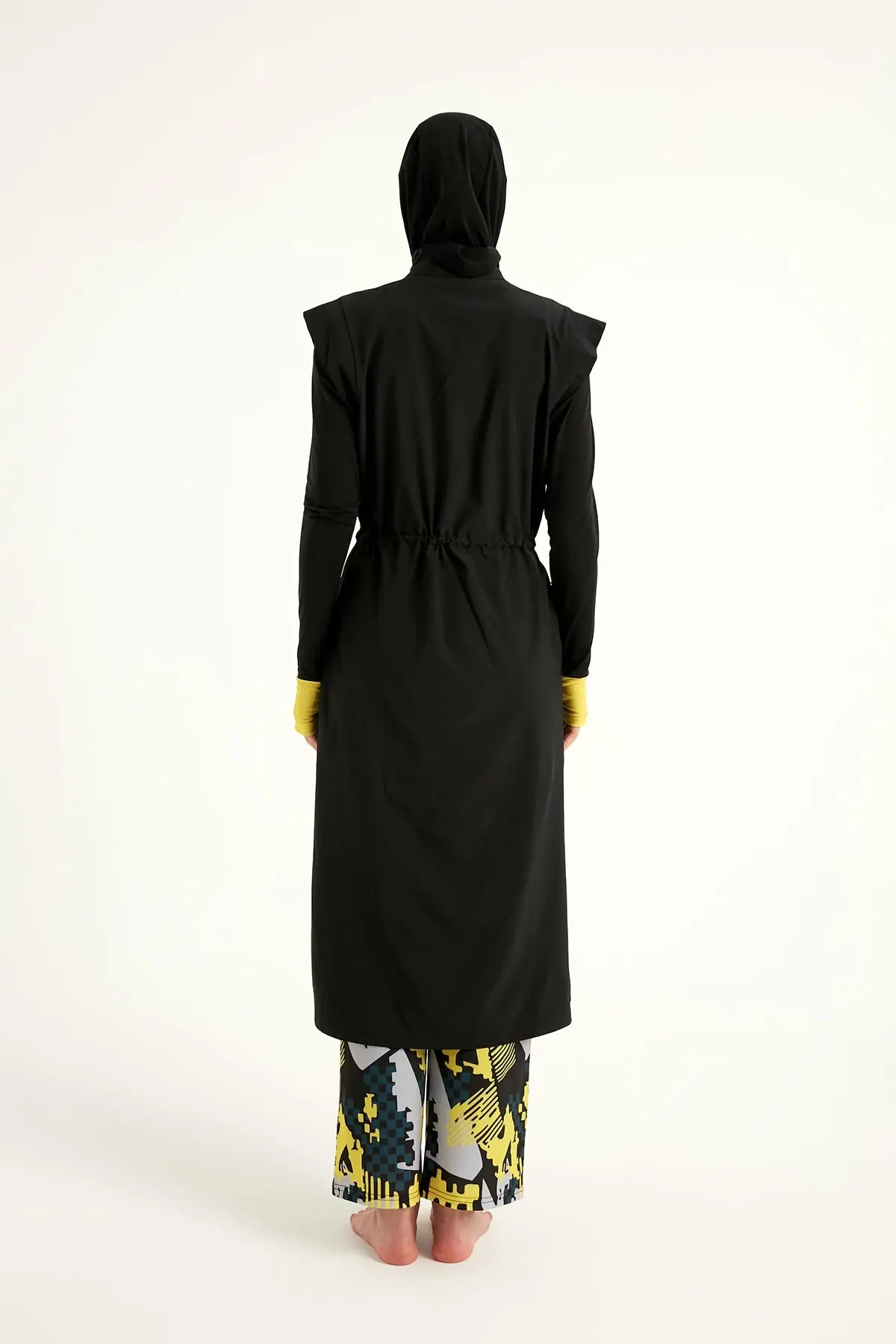 Marina Black Full Coverage Islamic Swimwear Burkini Set M2501-1, photo 8