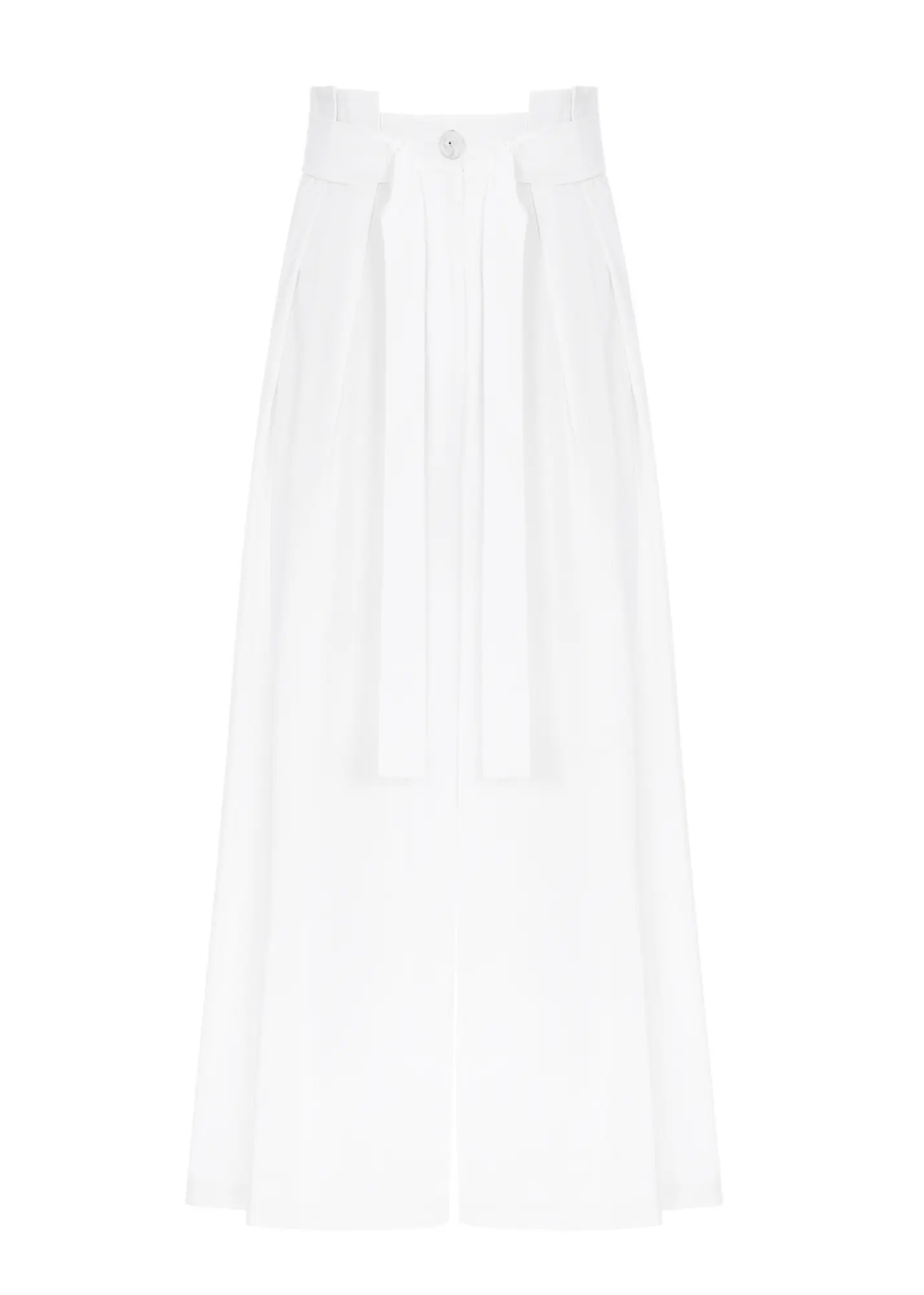 Elara Wide-Leg Pants - Premium Cotton Blend, photo 2