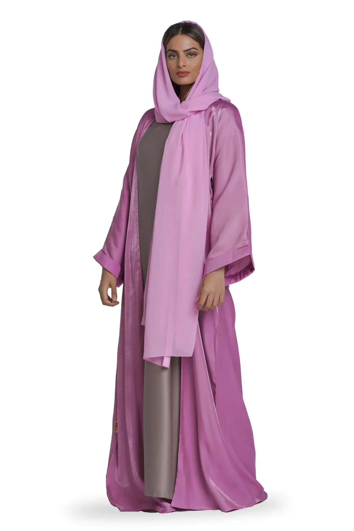 Pink Sheen Abaya, photo 4