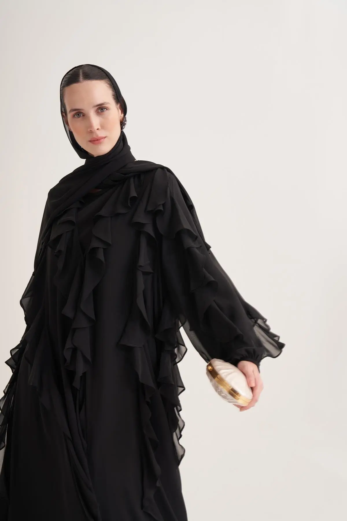 Lola Abaya & Scarf – Black, photo 2