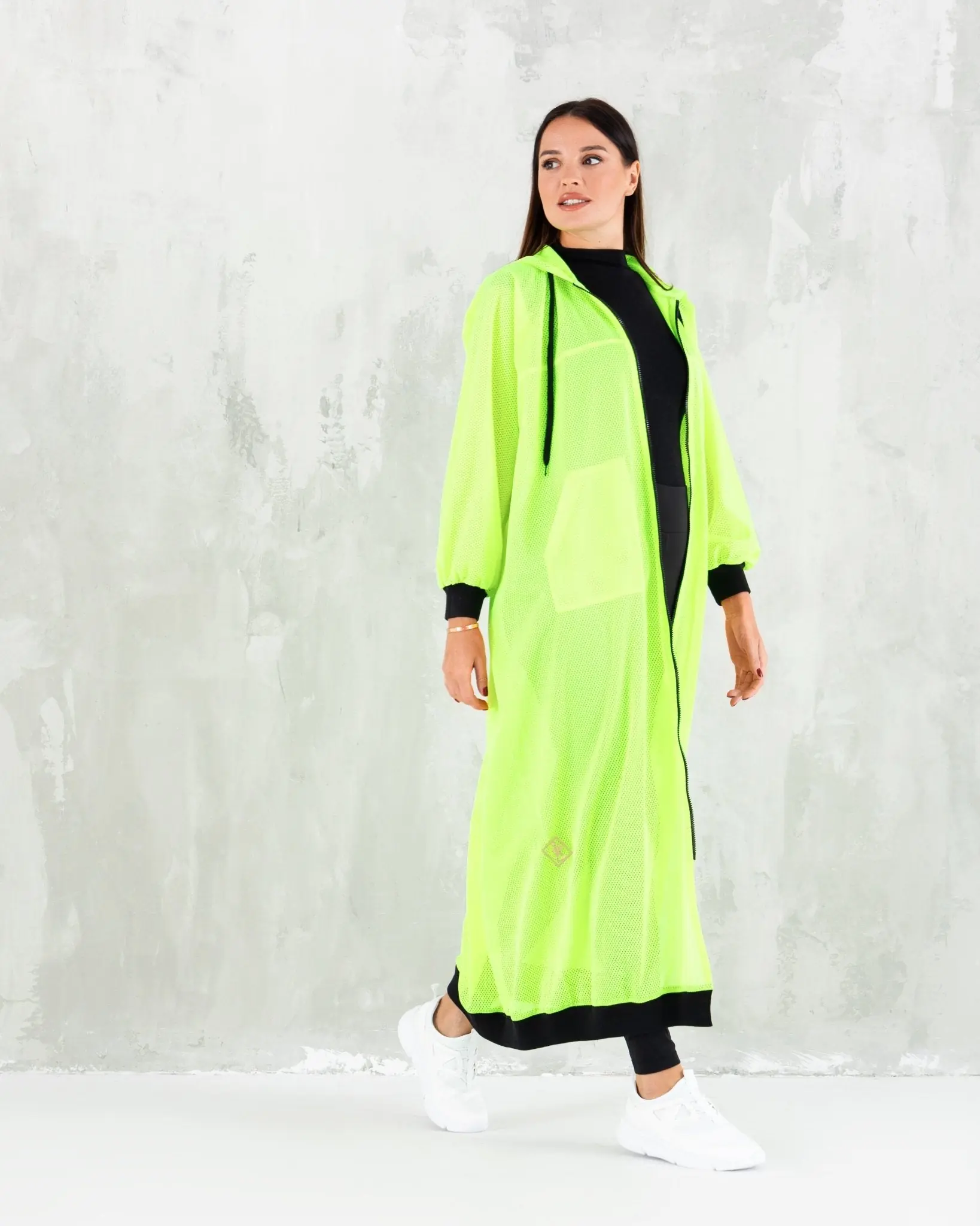 Fluorescent Mesh Yellow sporty wear, photo 4