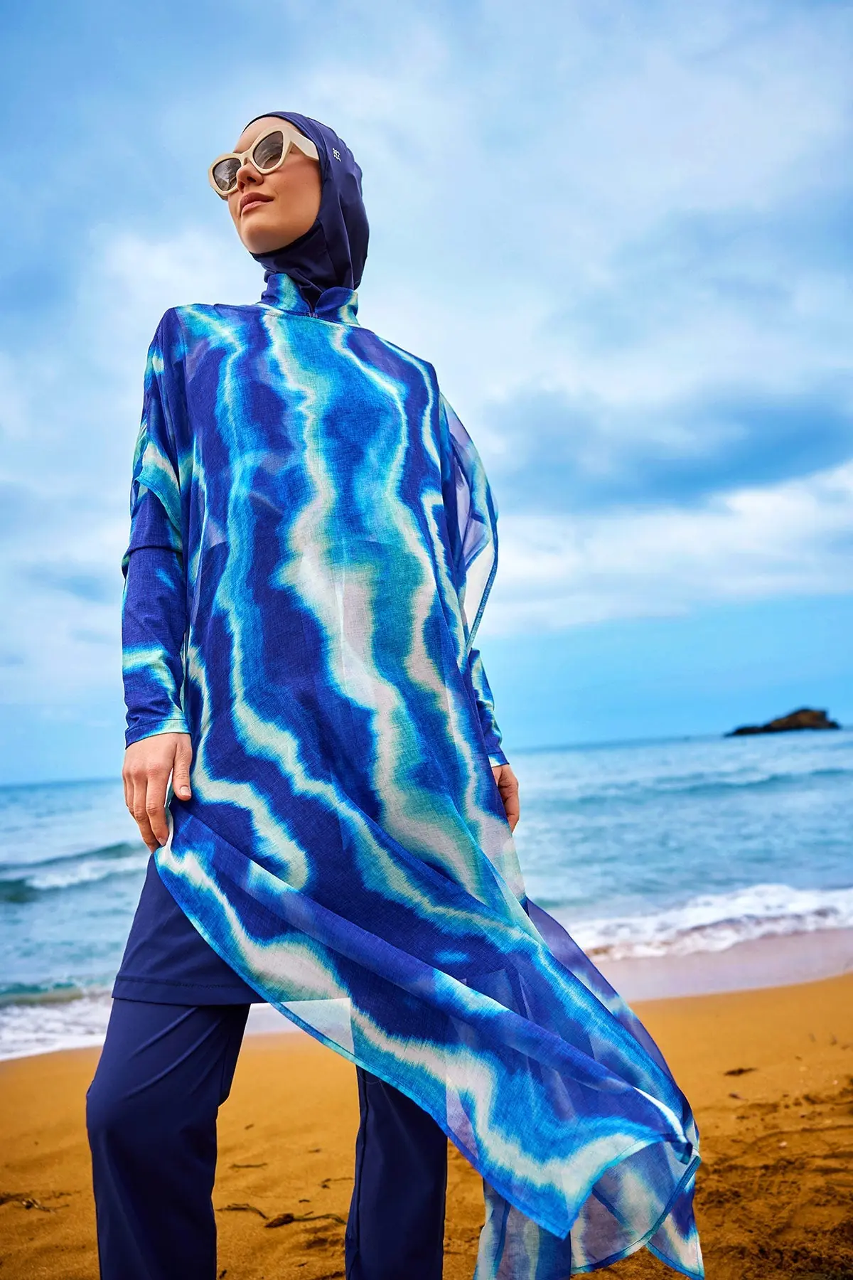 Marina Silky Pareo - Blue, photo 3