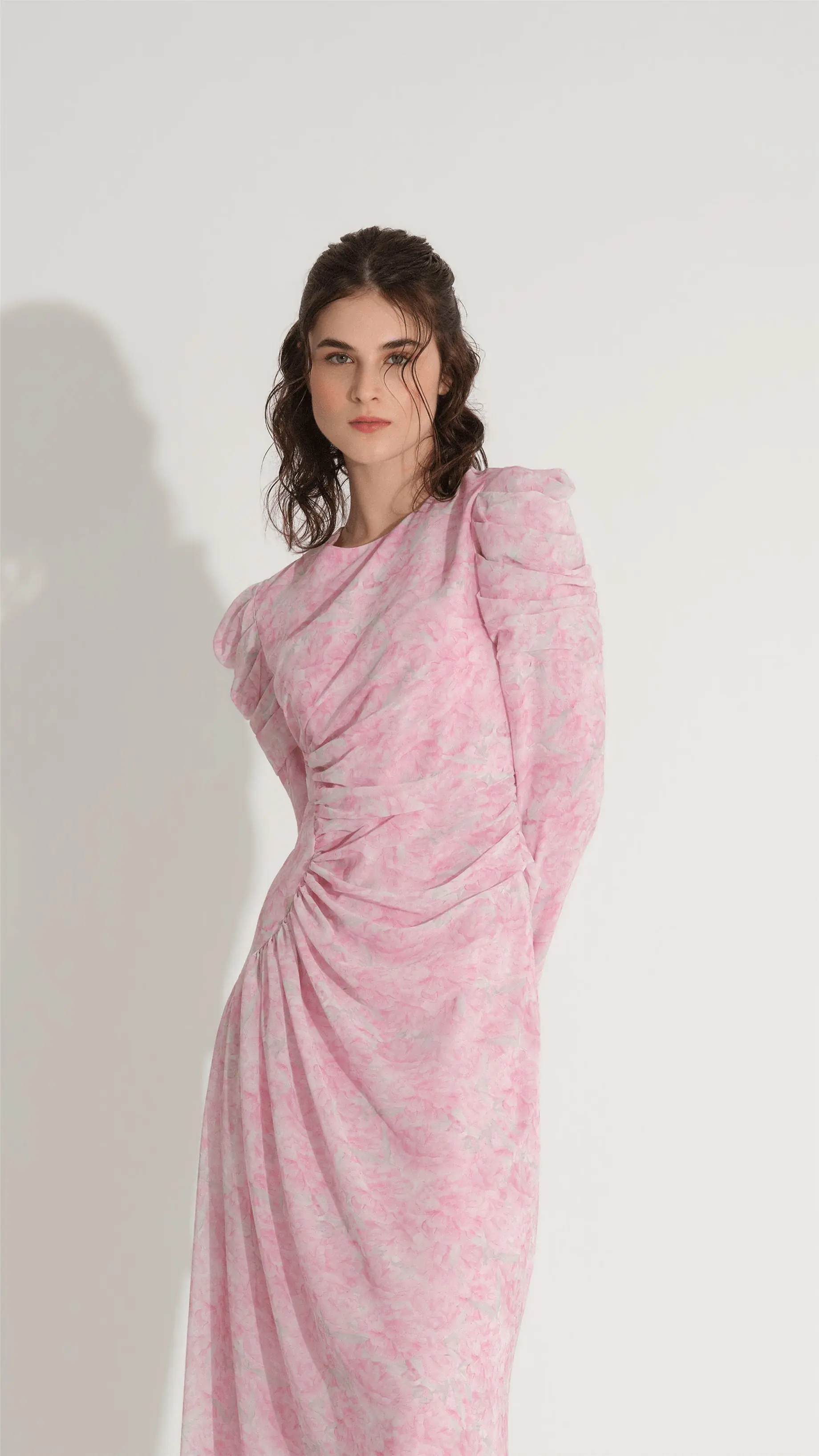 Side Ruched Dress – Pink, photo 2
