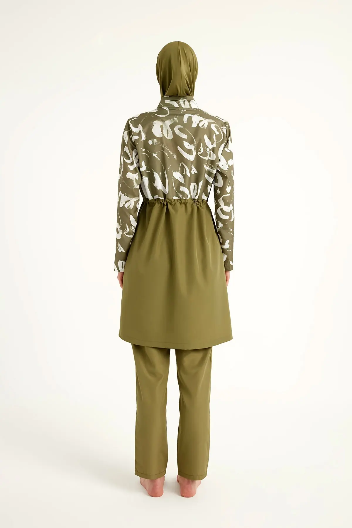 Green Full Coverage Modest Swimwear Set for Women R2506, photo 7