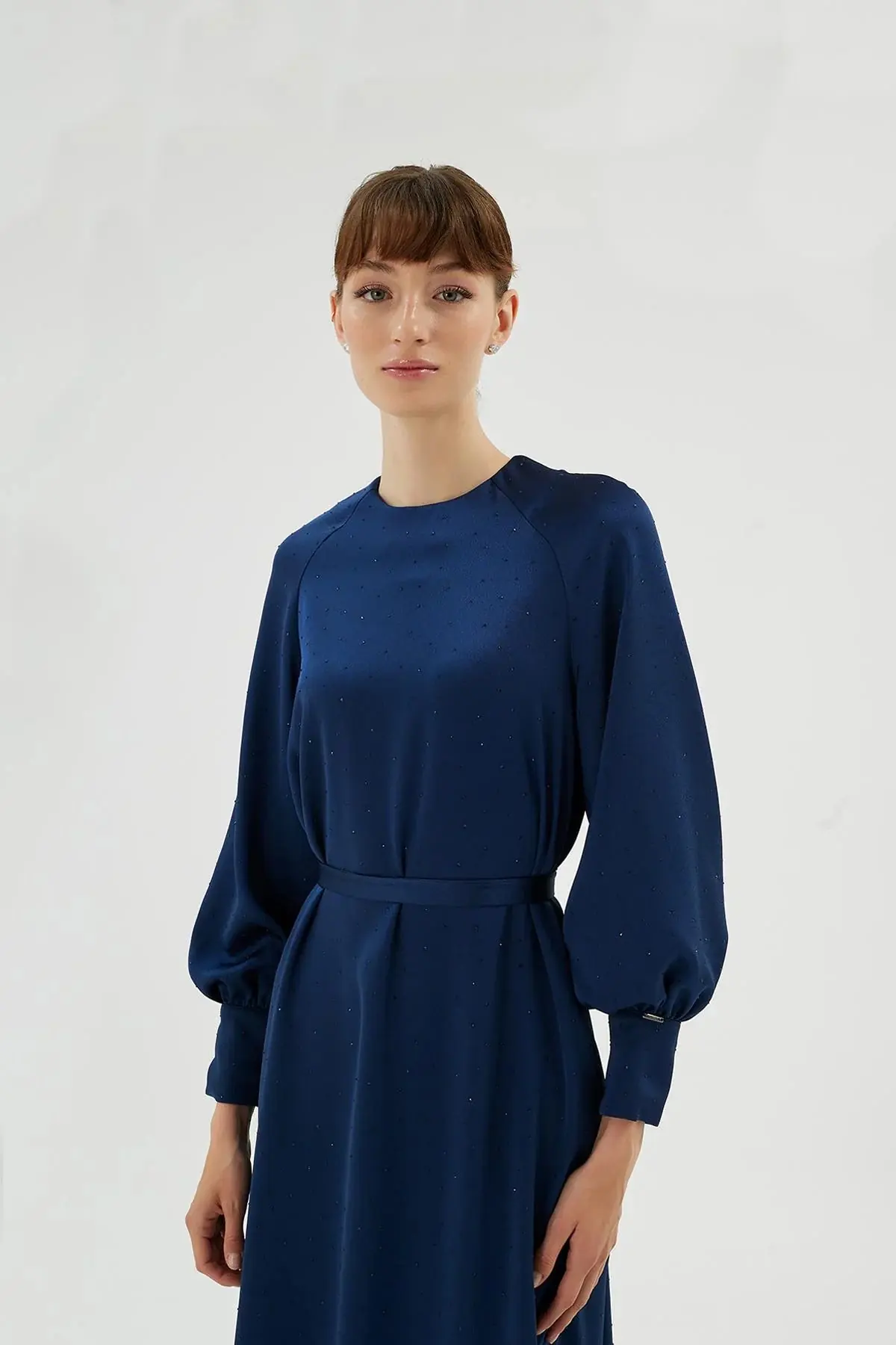 Eliza Embellished Dress – Navy, photo 3