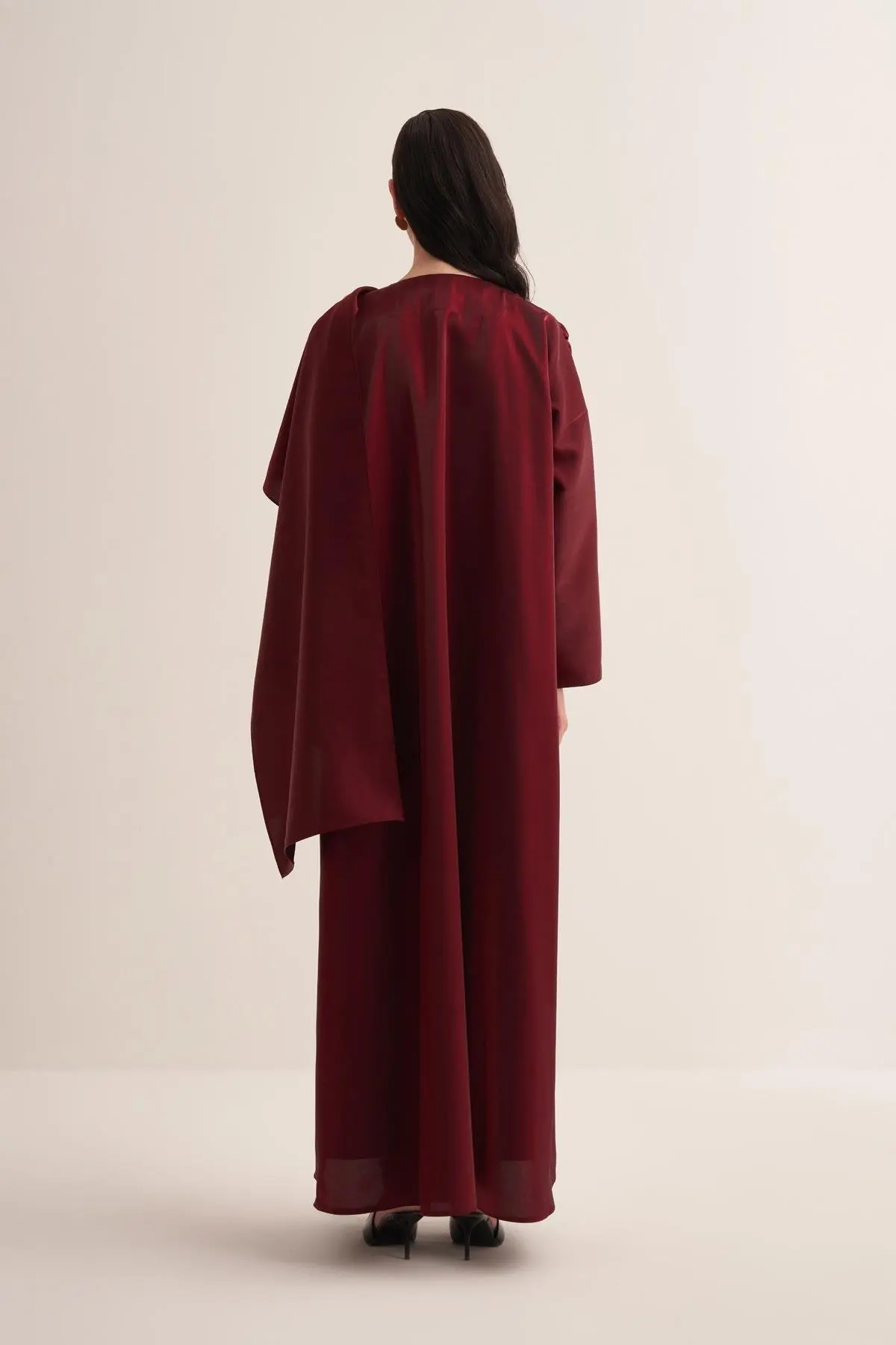 AMANI ABAYA & DRESS BURGUNDY, photo 4