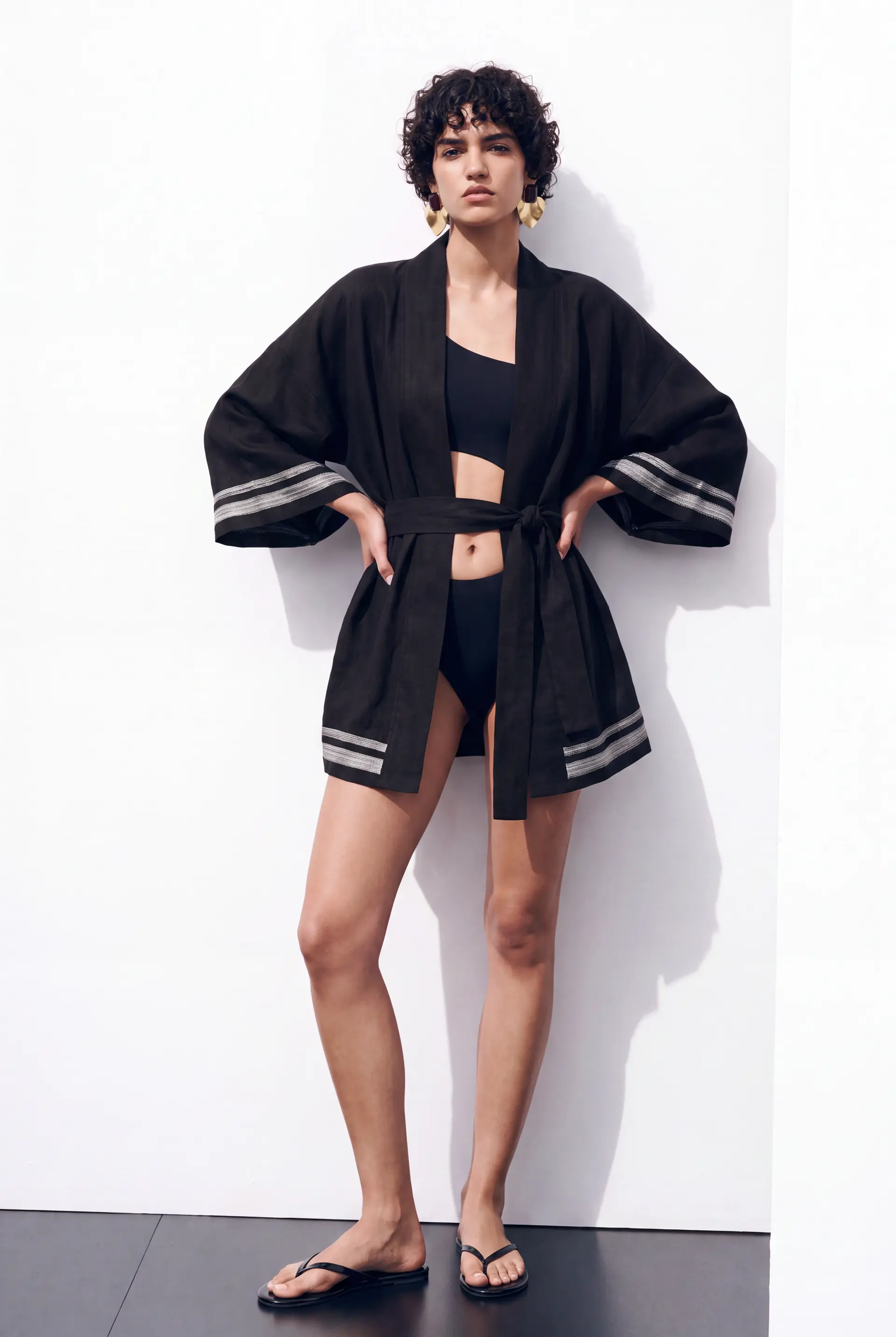 Quinn 100% Linen Kimono, photo 5