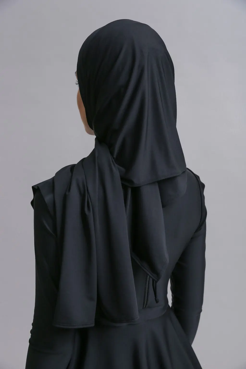 Slip on Scarf - Black, photo 4