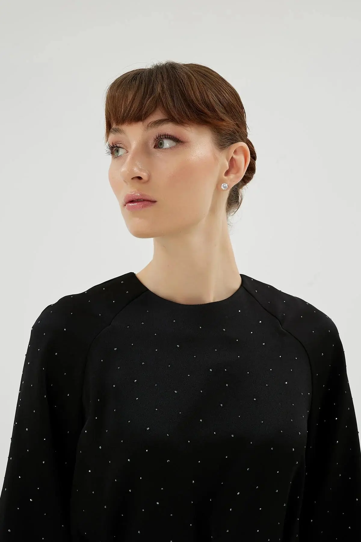 Eliza Embellished Dress – Black, photo 3