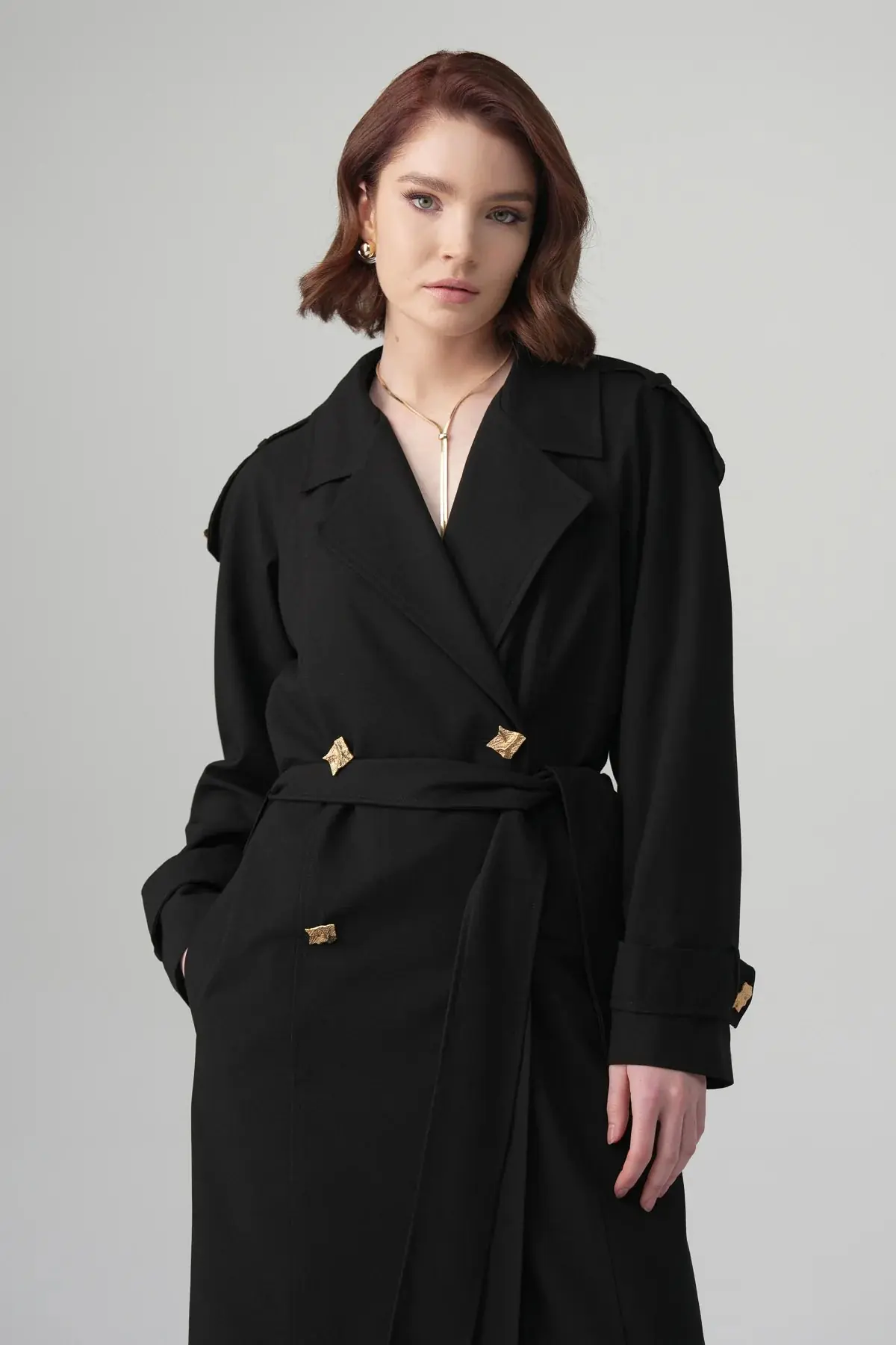 Lorin Long Jacket & Trousers Set – Black, photo 3