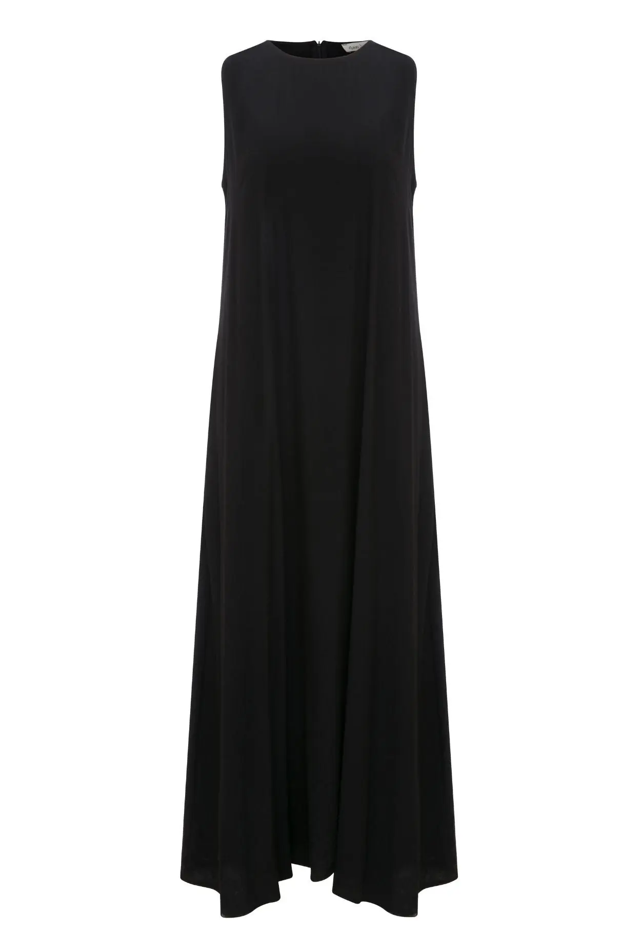 Sleeveless A-Line Maxi Dress – Black, photo 2