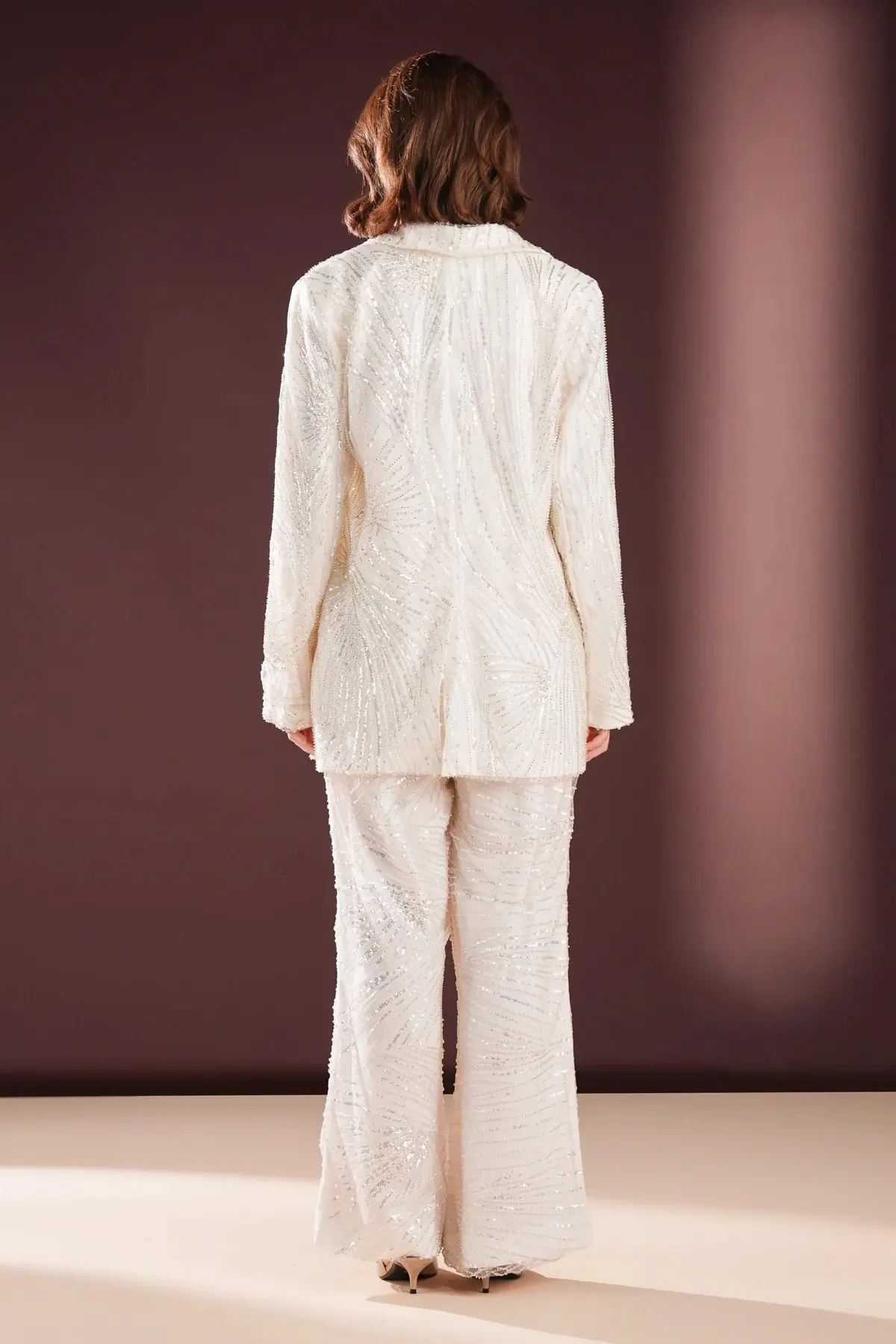 Seraphine Luxe Embellished Co-Ord Set – Ivory, photo 7