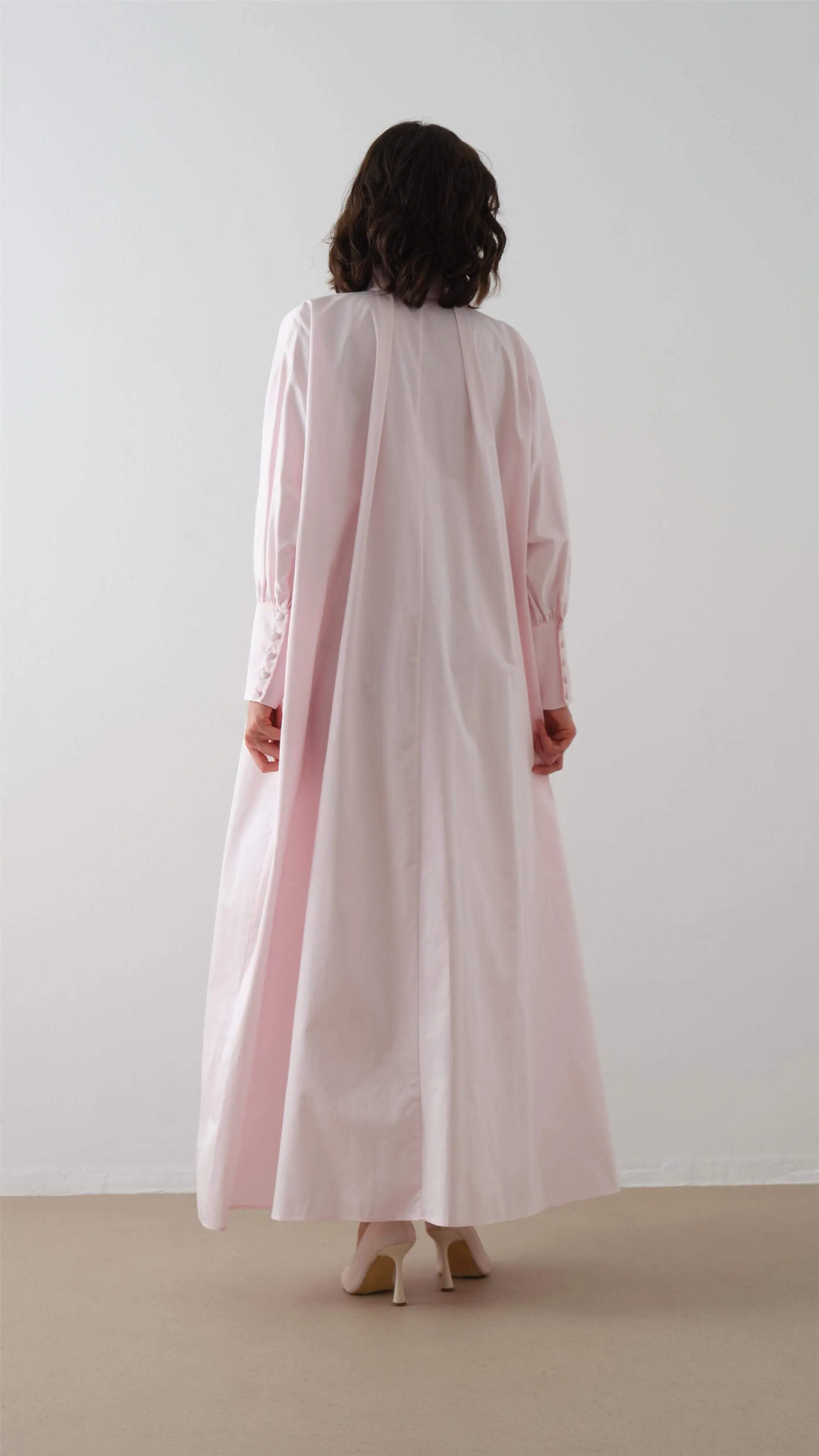 Poplin Shirt Dress – Pink, photo 5