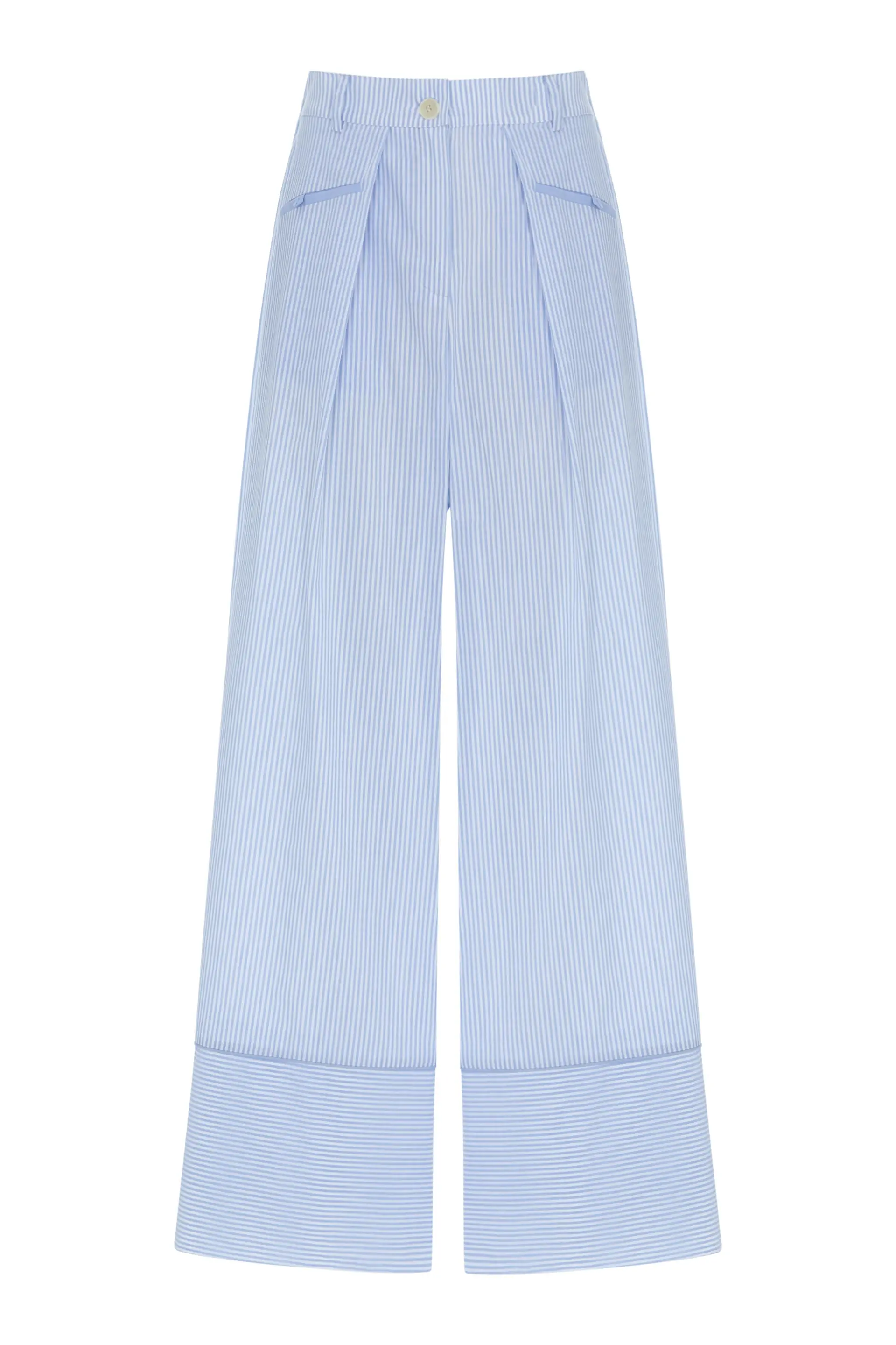 Lumina Striped Trousers 100% Cotton, photo 2