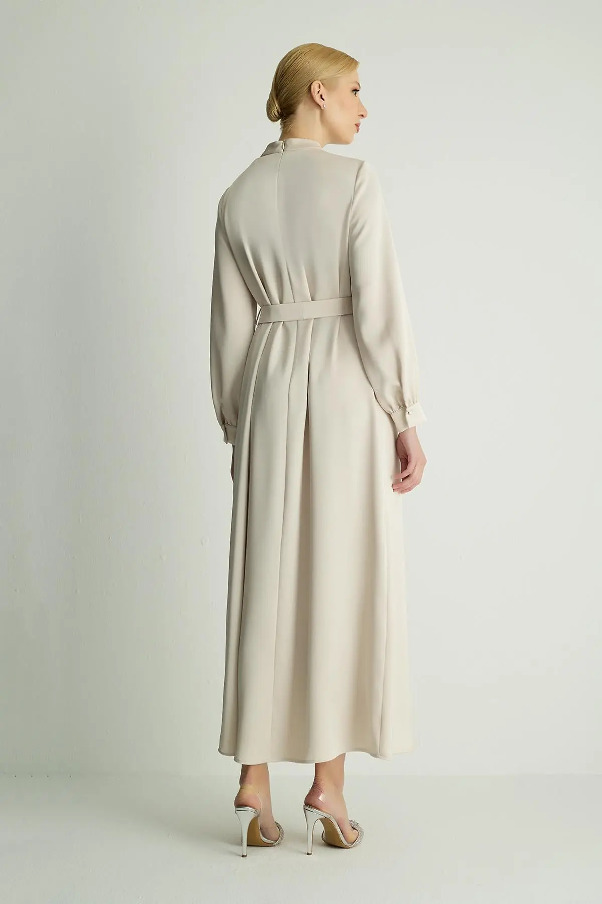 Ribbon Dress — Stone, photo 5