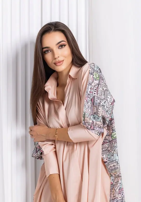 Peach Silk Co-ord Set, photo 6