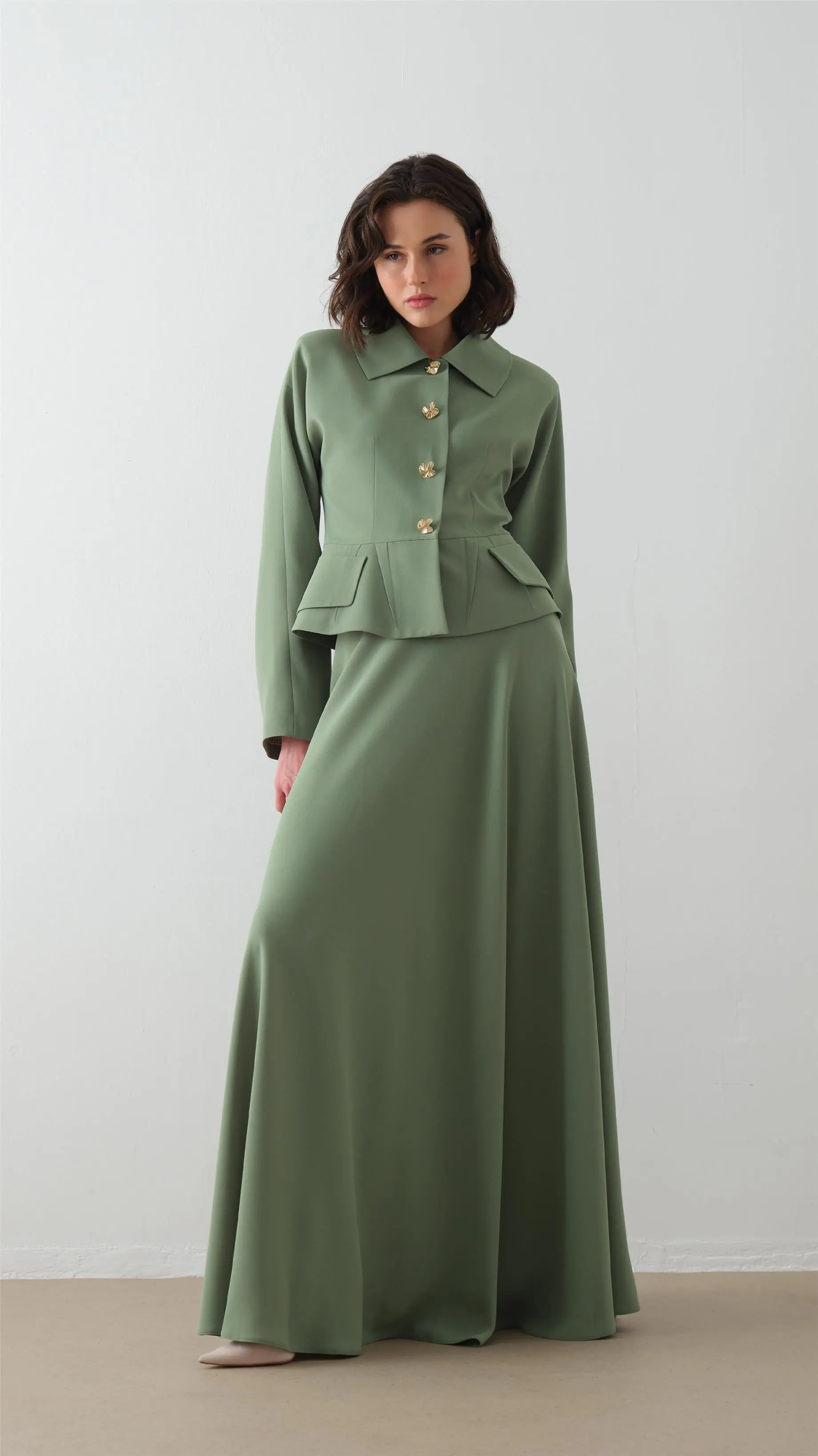 Jacket and Skirt Set - Green, photo 2