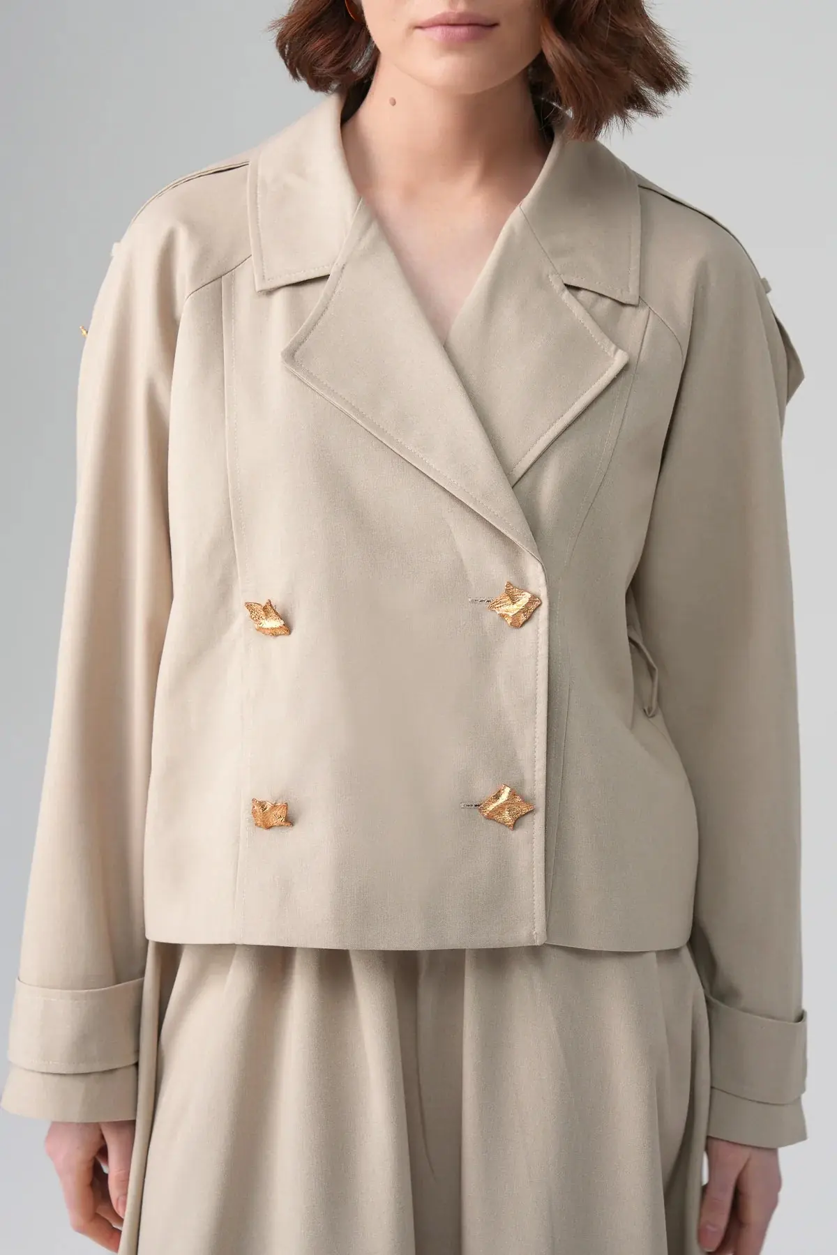 Sare Mini Trench Set – Beige, photo 3