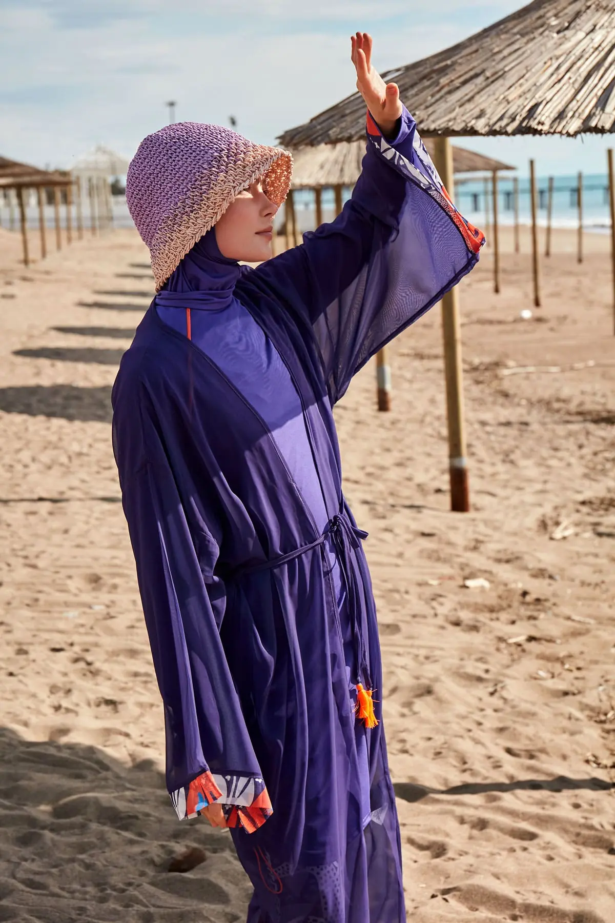 Colourful Pareo Kimono P2420