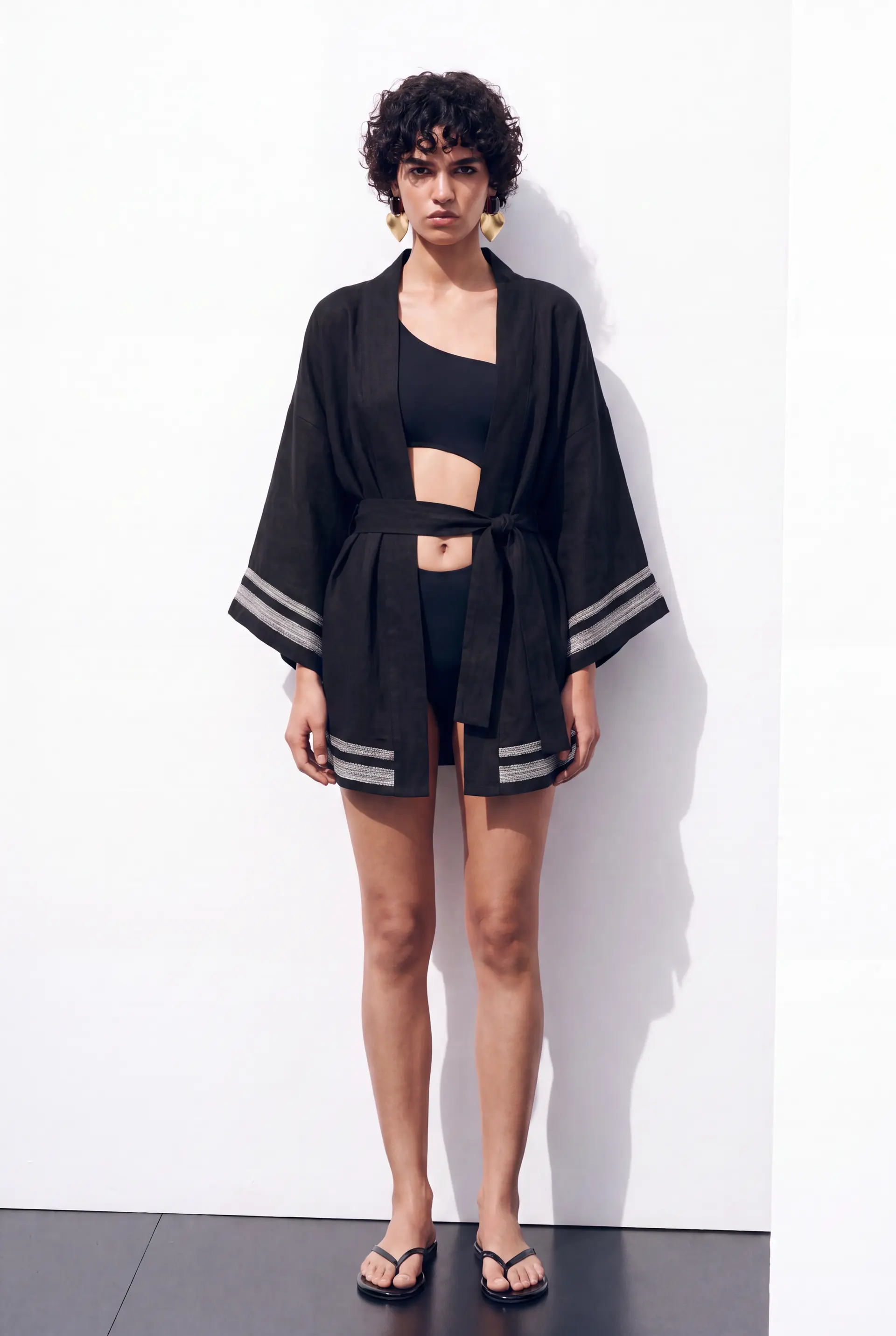 Quinn 100% Linen Kimono, photo 4