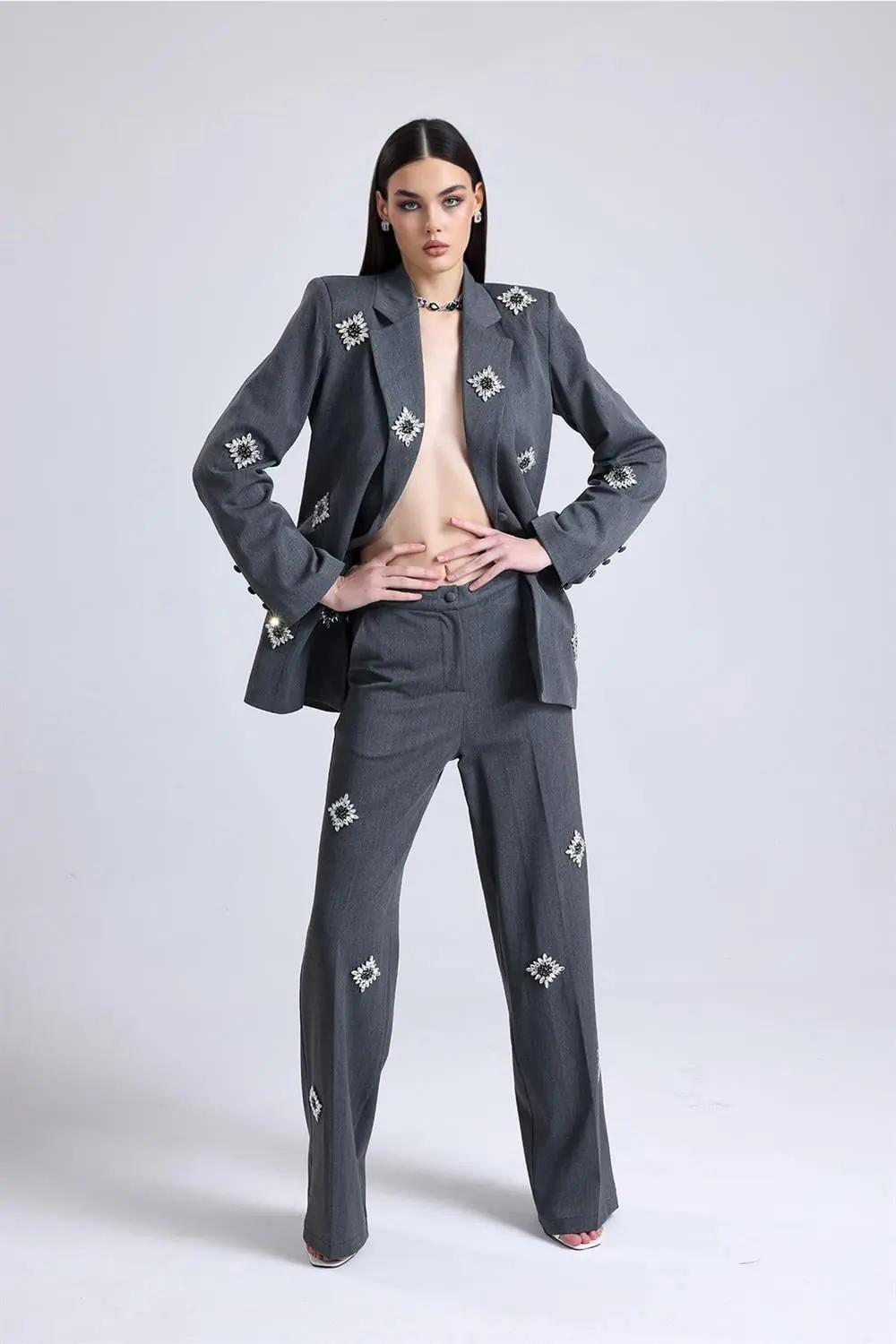 Neveus Embellished Set — Grey, photo 2