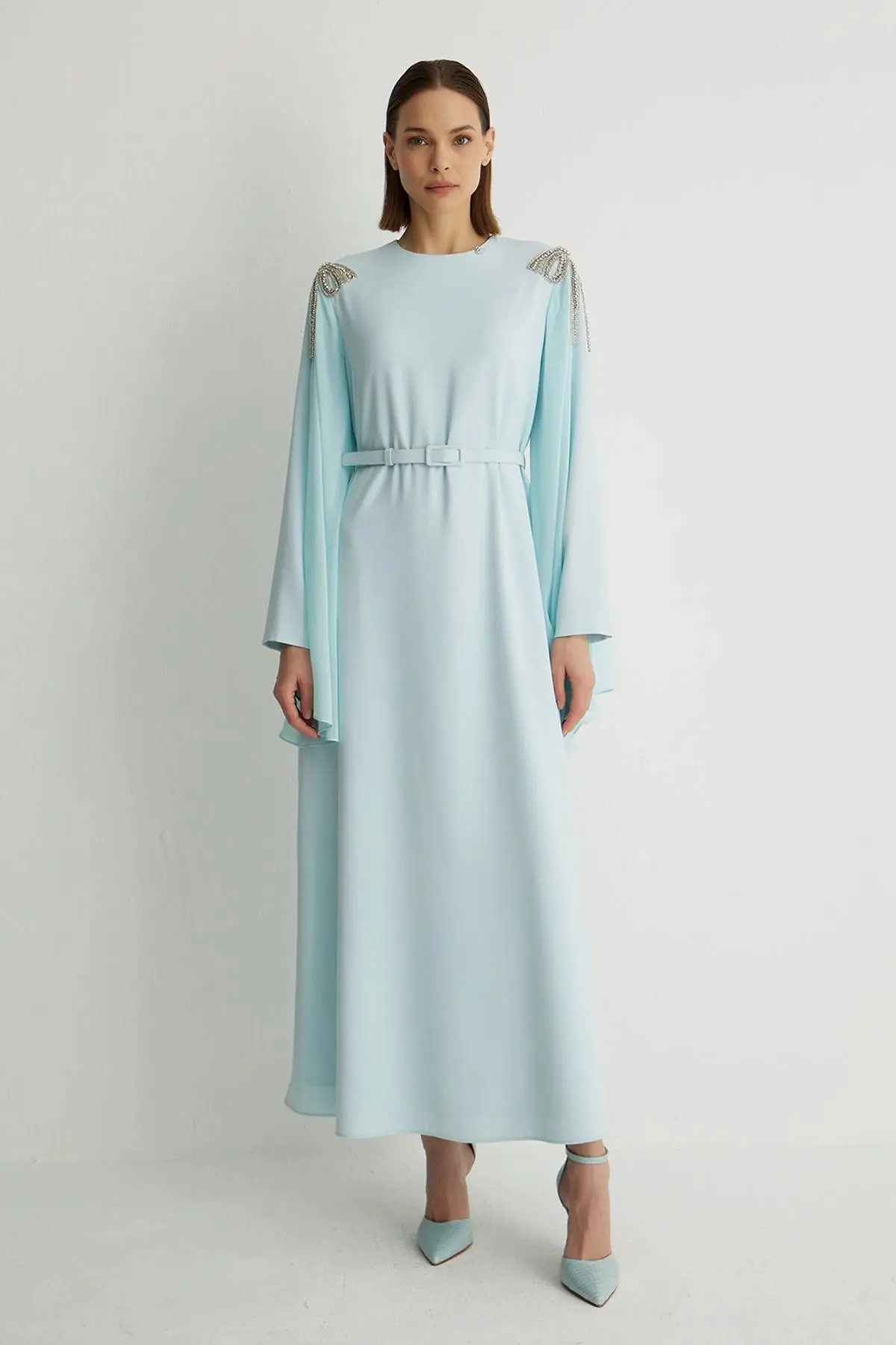 Deluxe Dress — Aqua