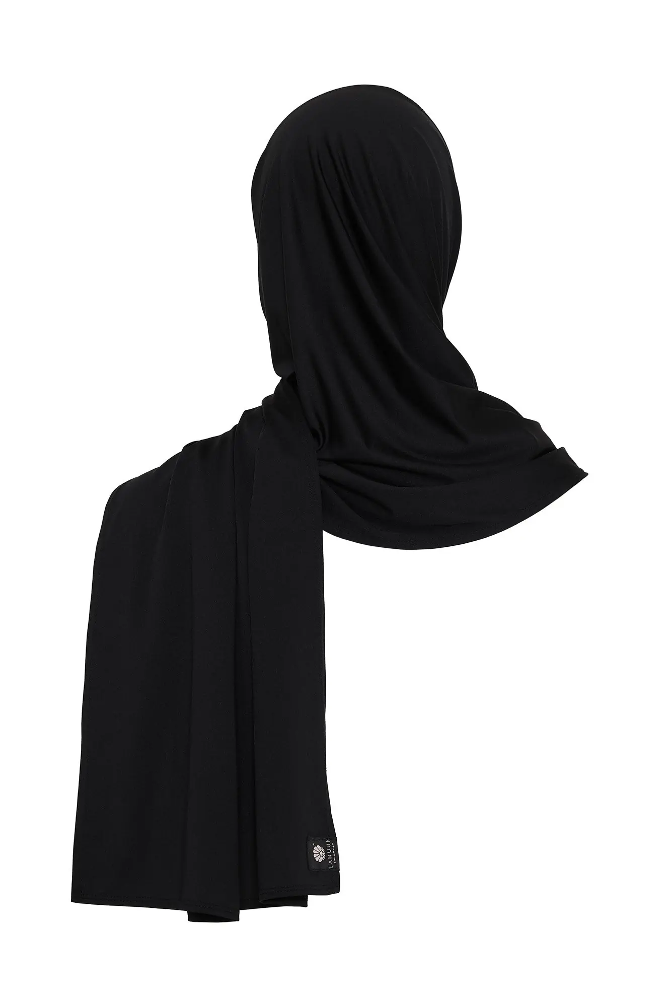 Slip on Scarf - Black, photo 6