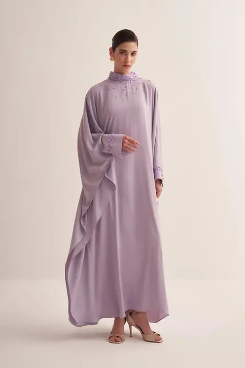 Lilies Kaftan – Lilac