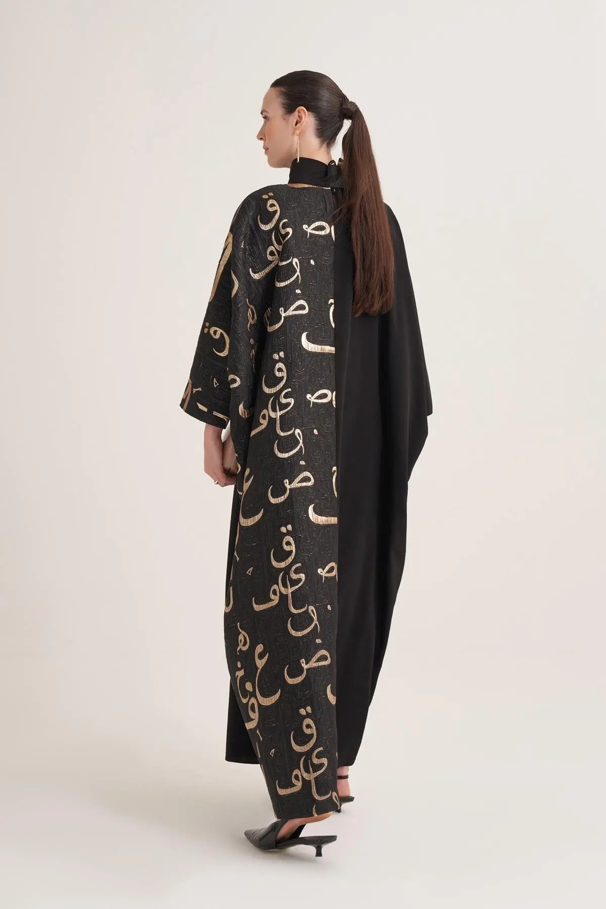 Hilal Evening Kaftan – Black, photo 4