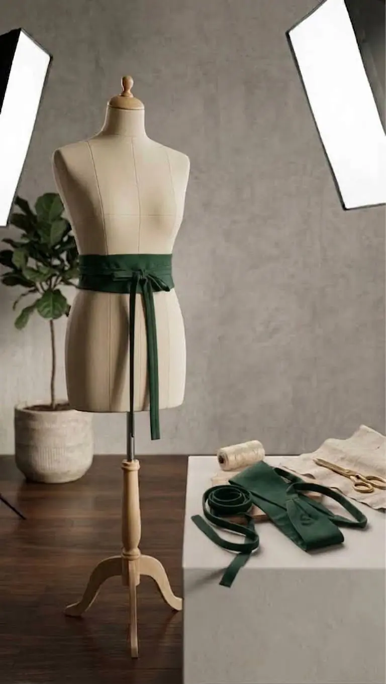 SEMA — Crêpe Obi Wrap Belt, photo 4