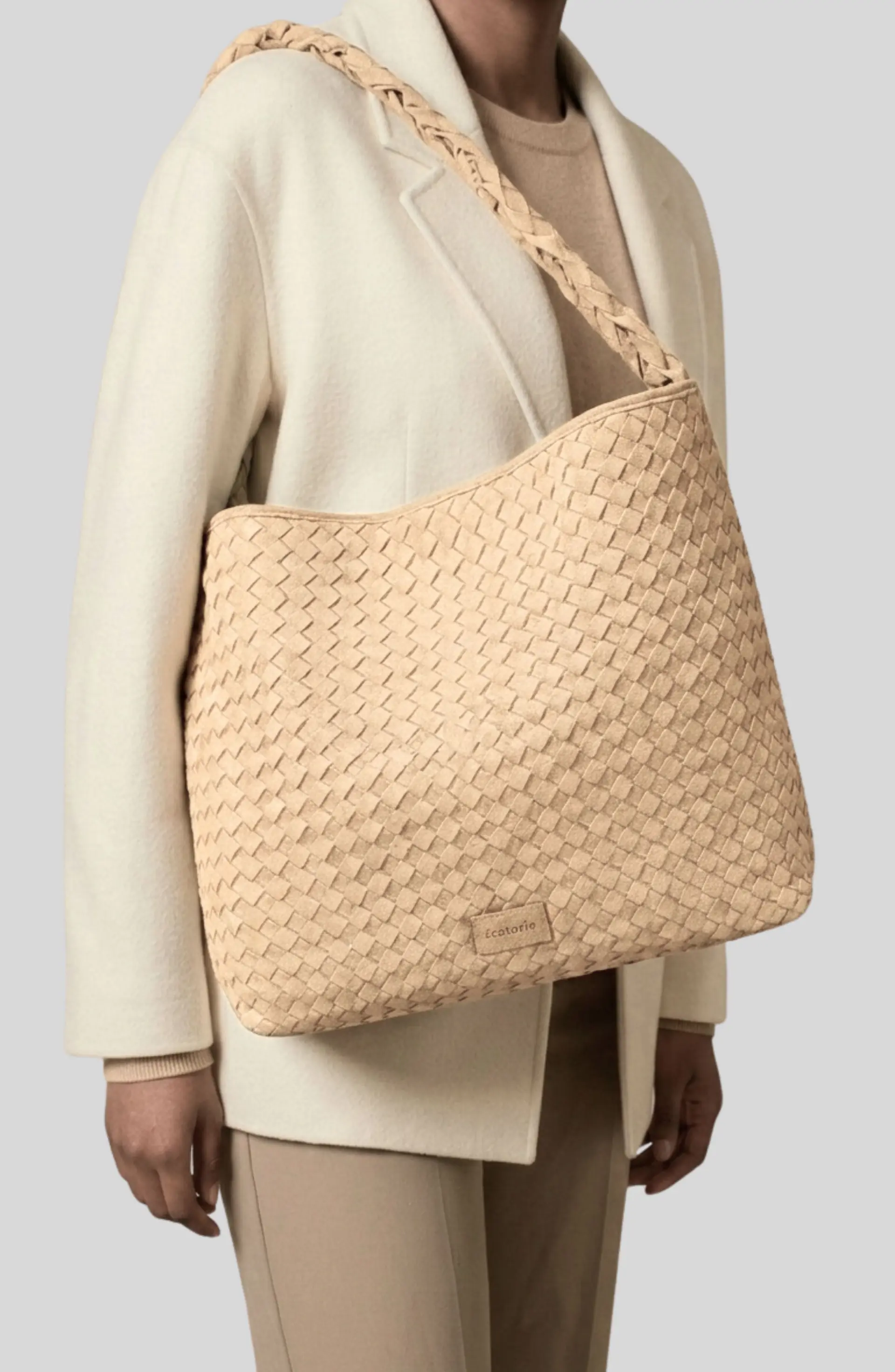 Ecotorie - San Antonio - Hobo Bag - Beige, photo 6
