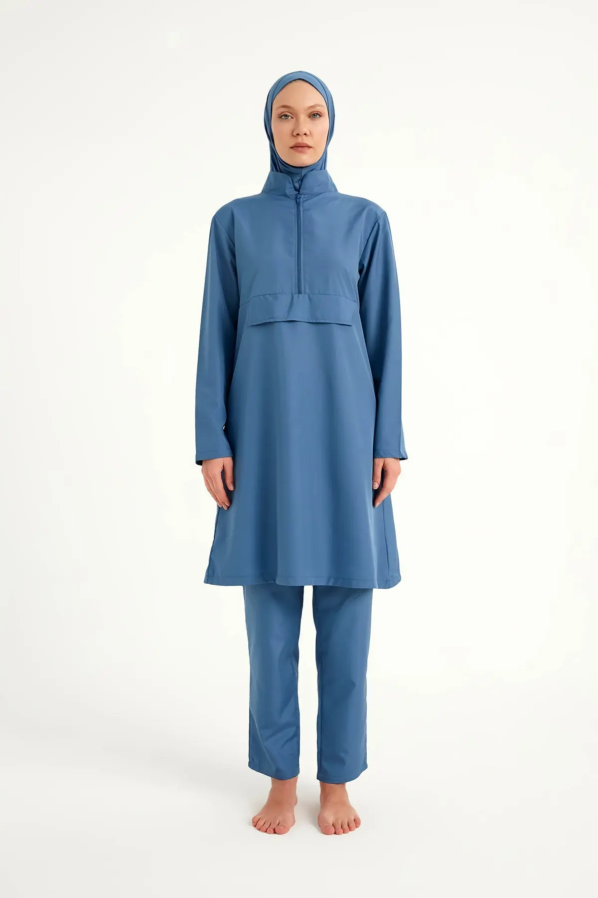 Andalus Indigo Full Coverage Burkini Set for Women A2503-6, photo 4