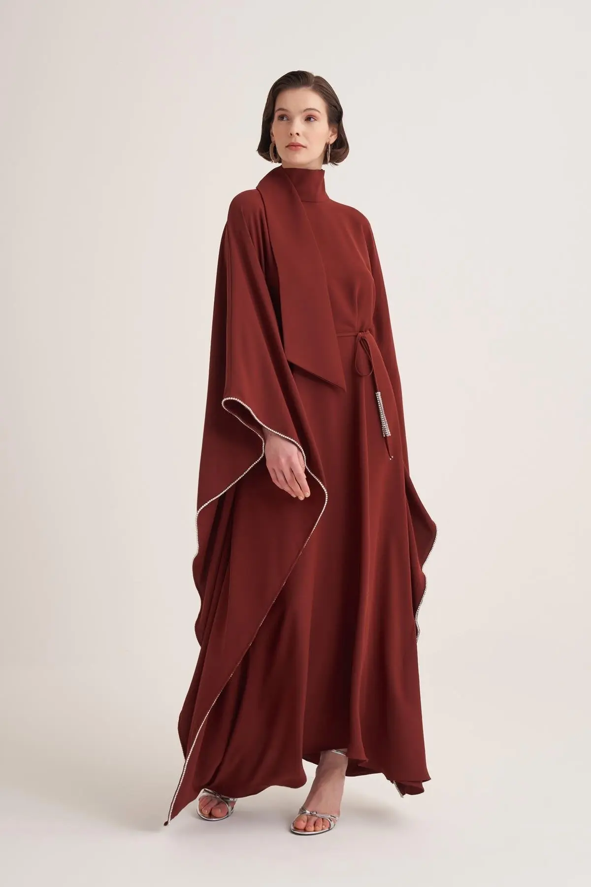 Lilah Evening Kaftan – Terracotta