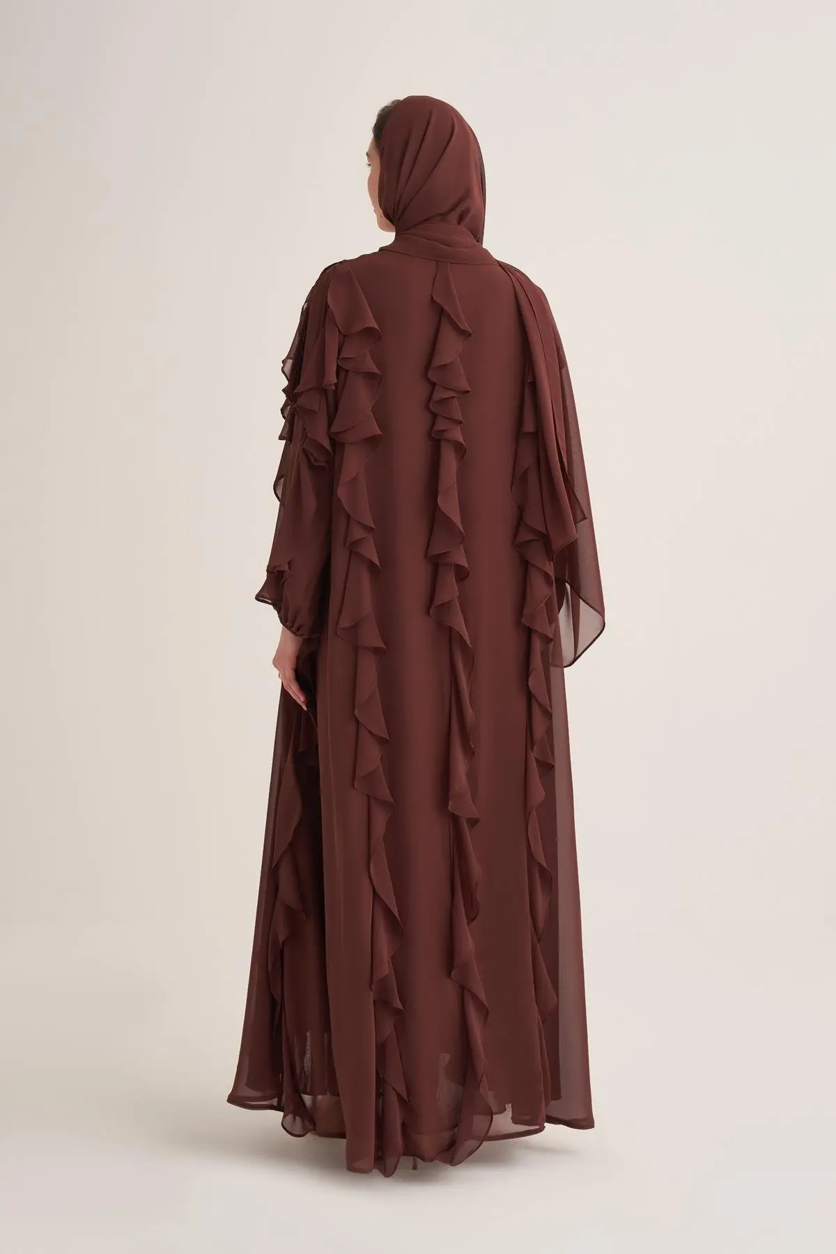 Lola Abaya & Scarf – Brown, photo 4