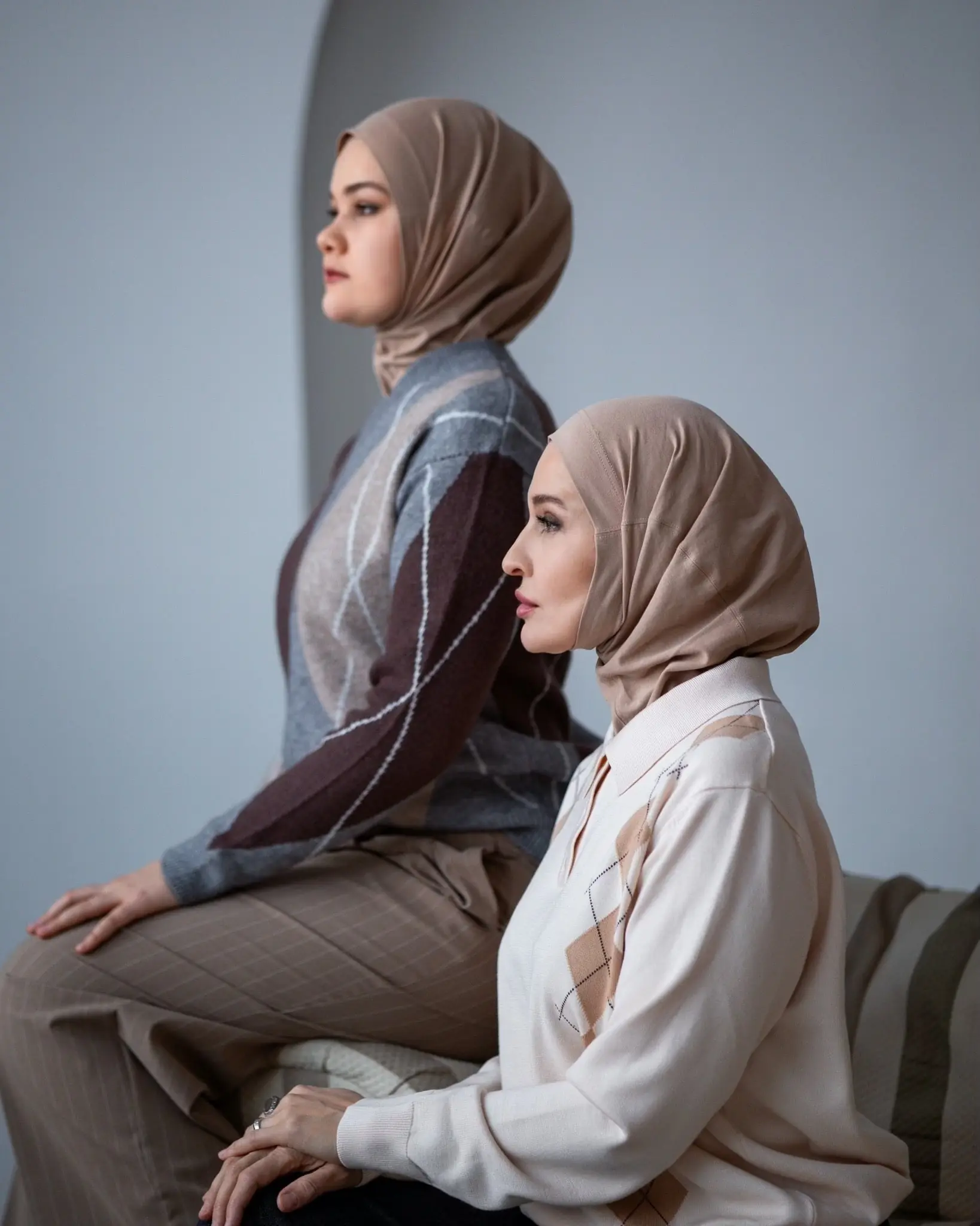 Light Beige Ready-to-Wear Hijab