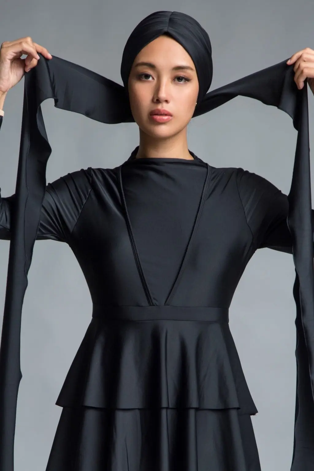 Self-tie Turban - Black, photo 3