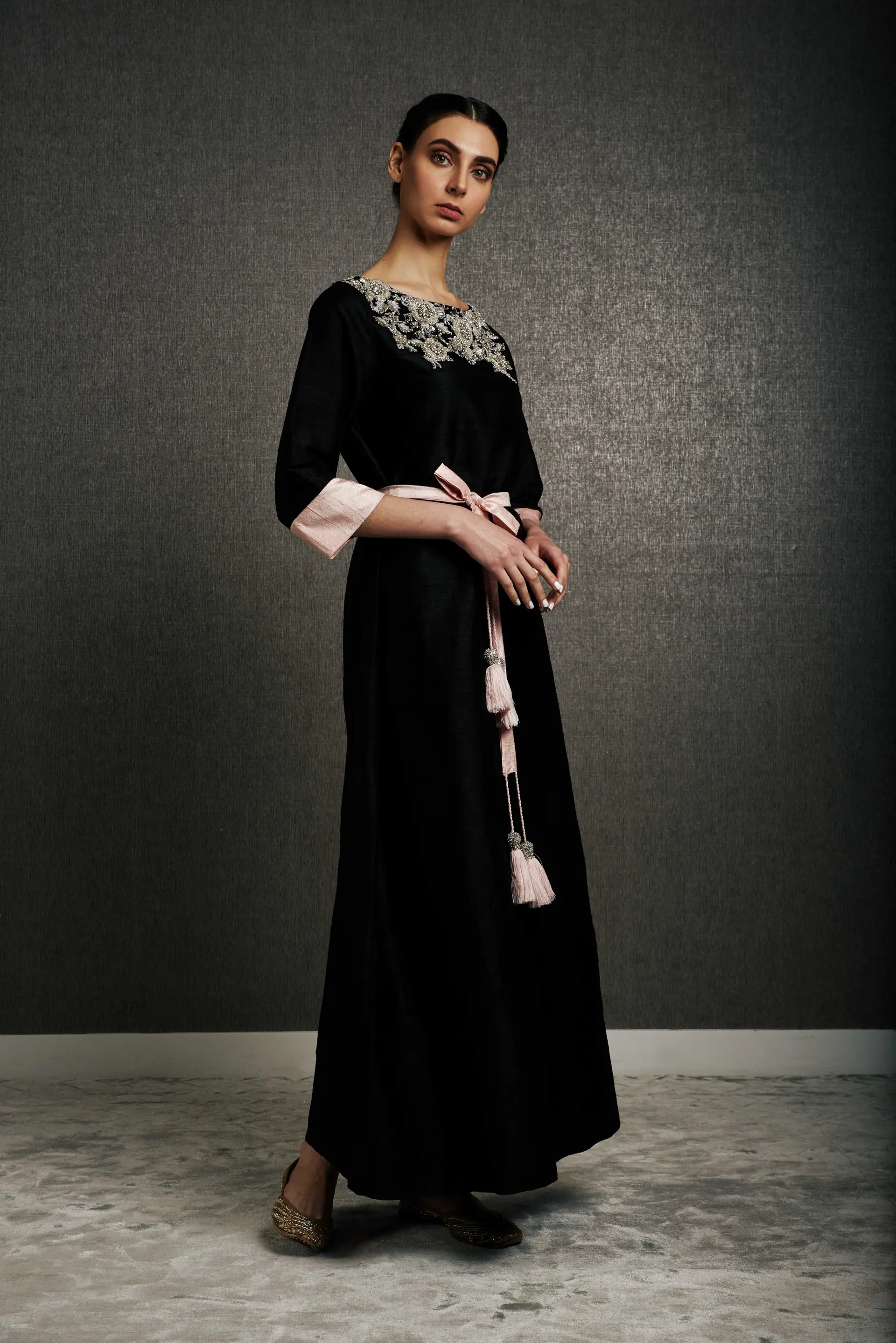 Maitha Maharani Kaftan - Black, photo 5