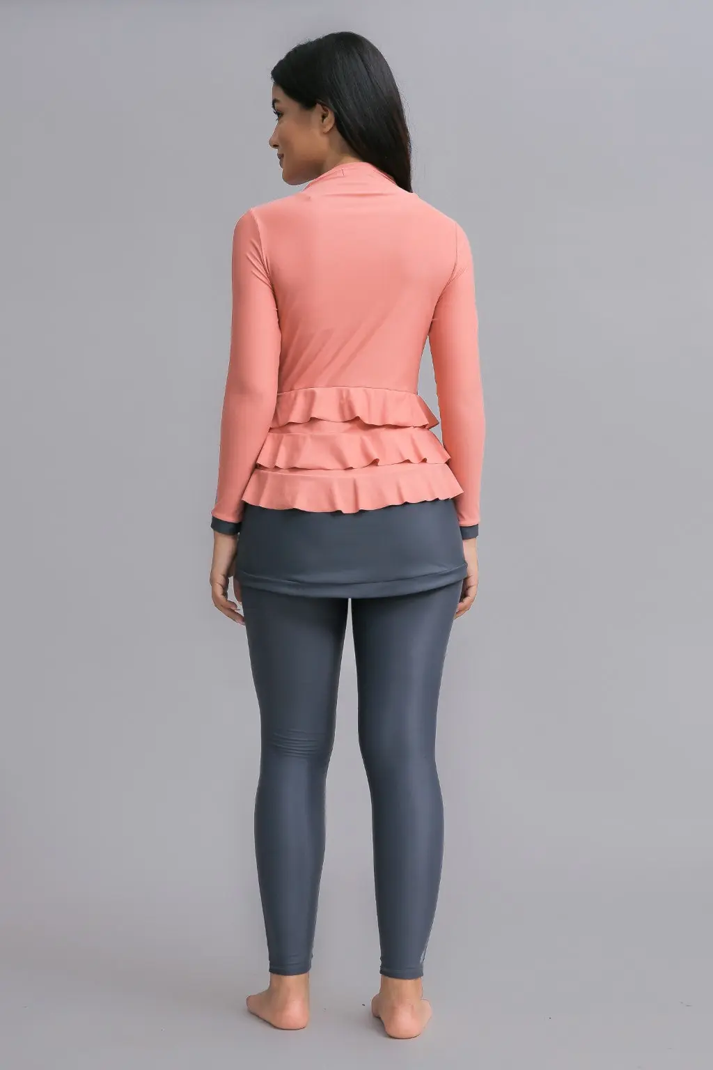 Mira Swim Dress - Coral, photo 4