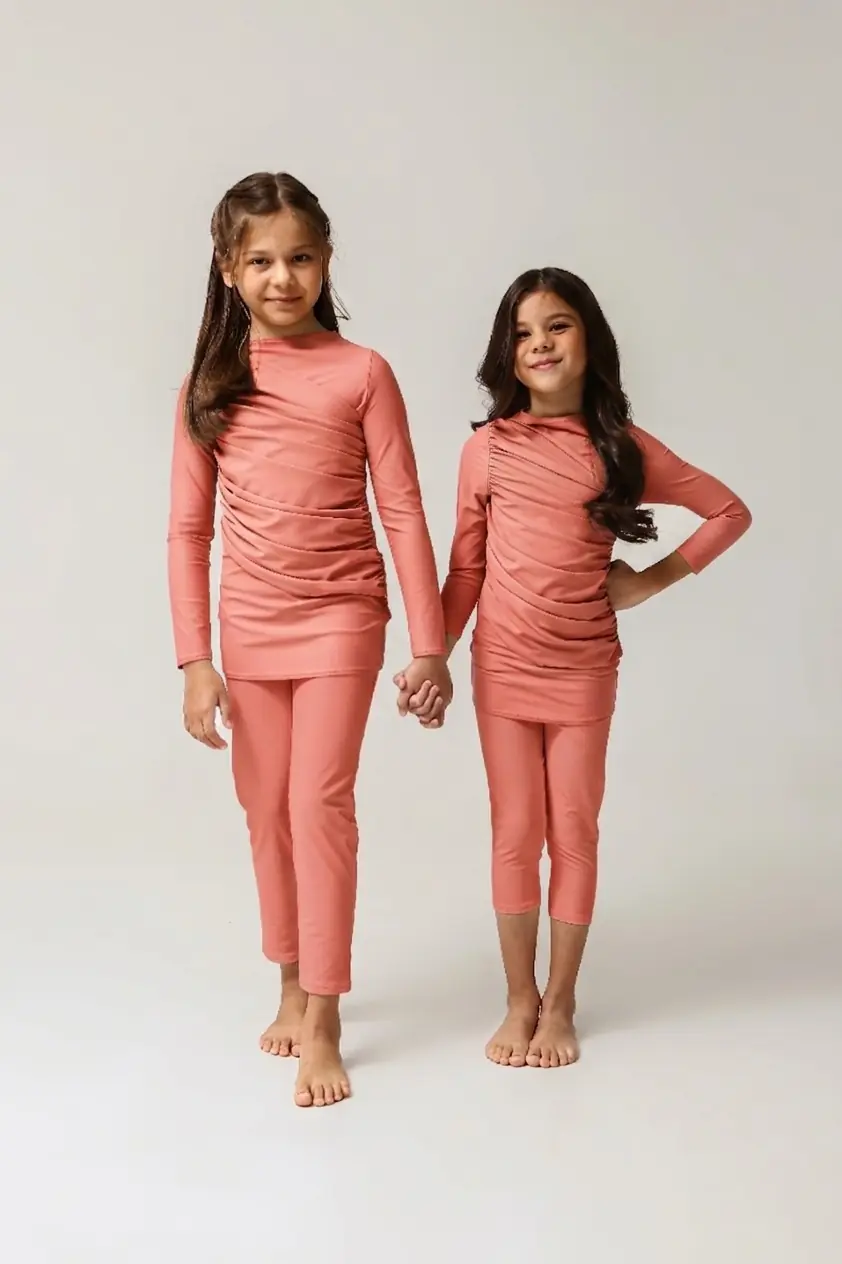 Diana Kids Two Piece Swimwear - Coral, photo 4