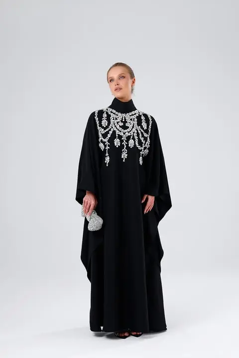 Diamond Kaftan – Black