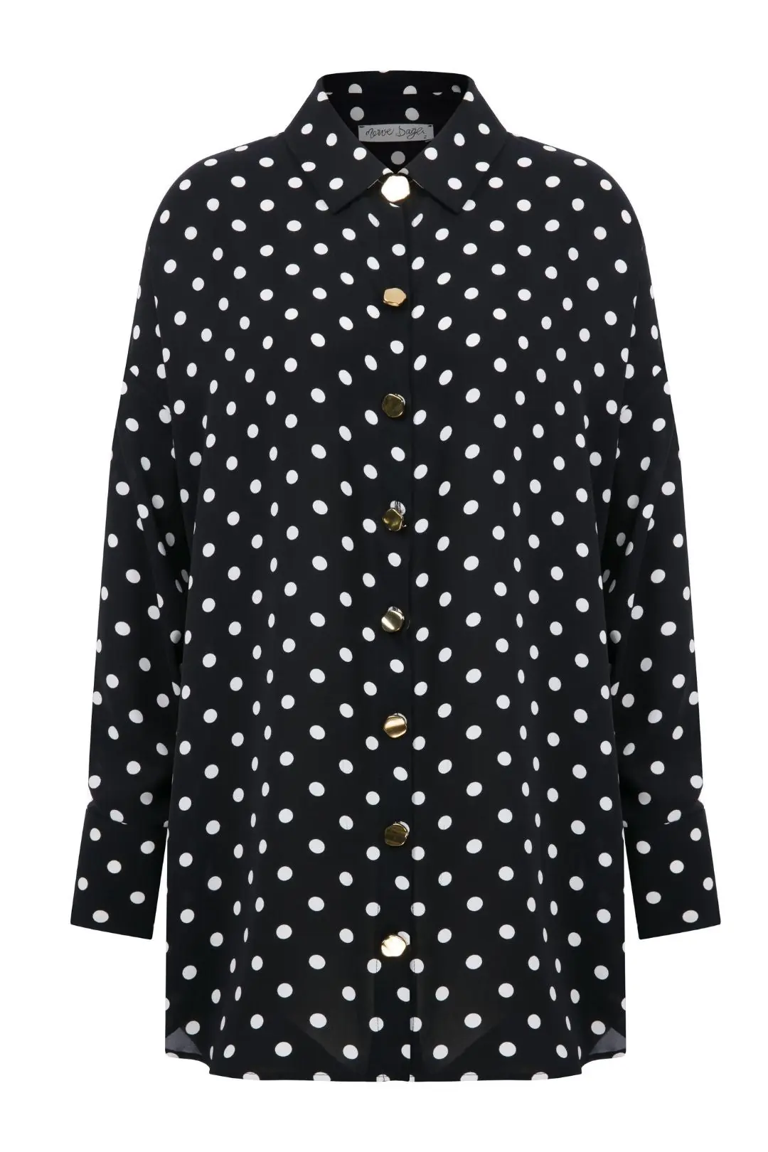 Polka Polka Dot Shirt & Wide-Leg Trouser Set, photo 3