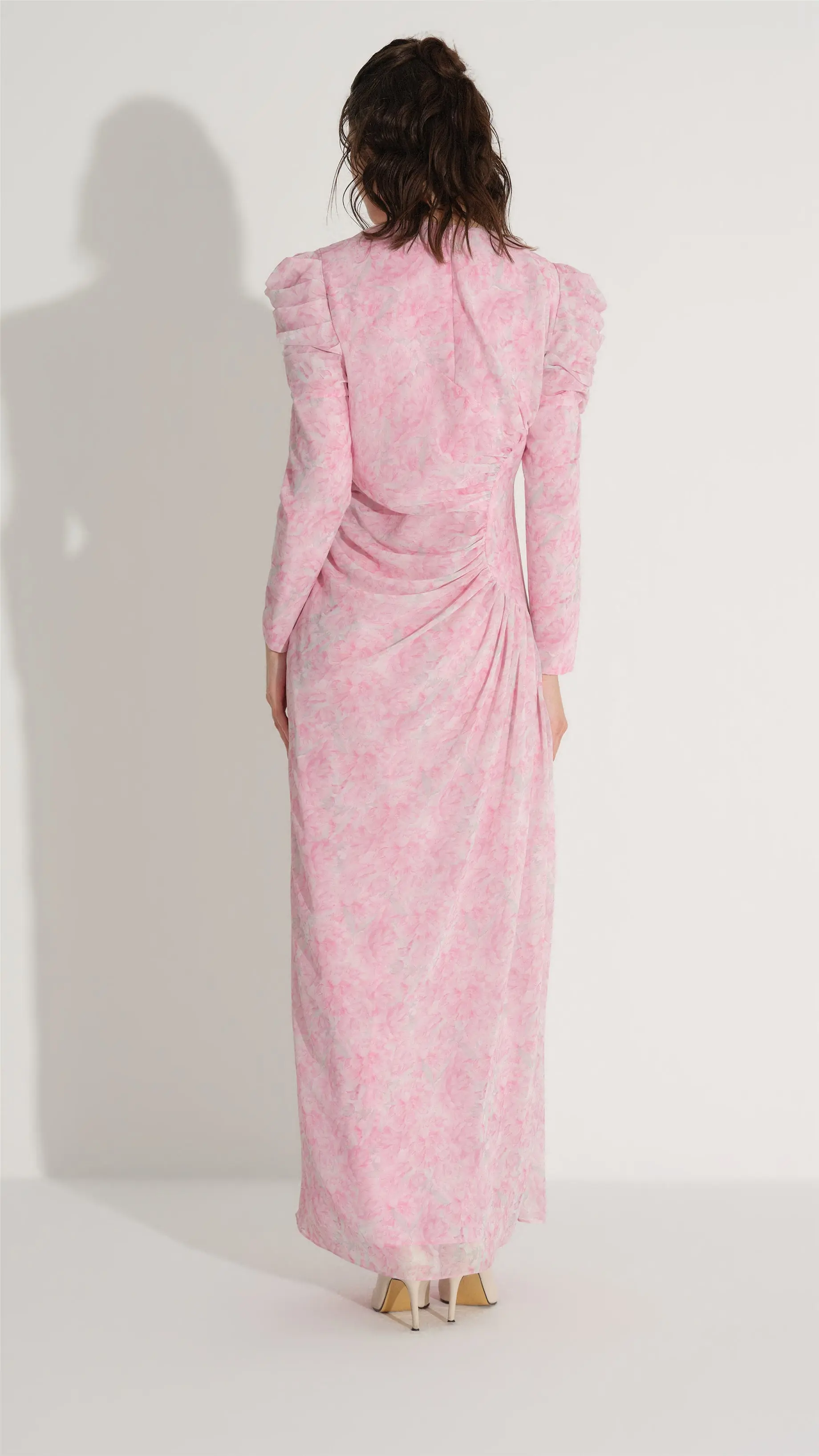 Side Ruched Dress – Pink, photo 5