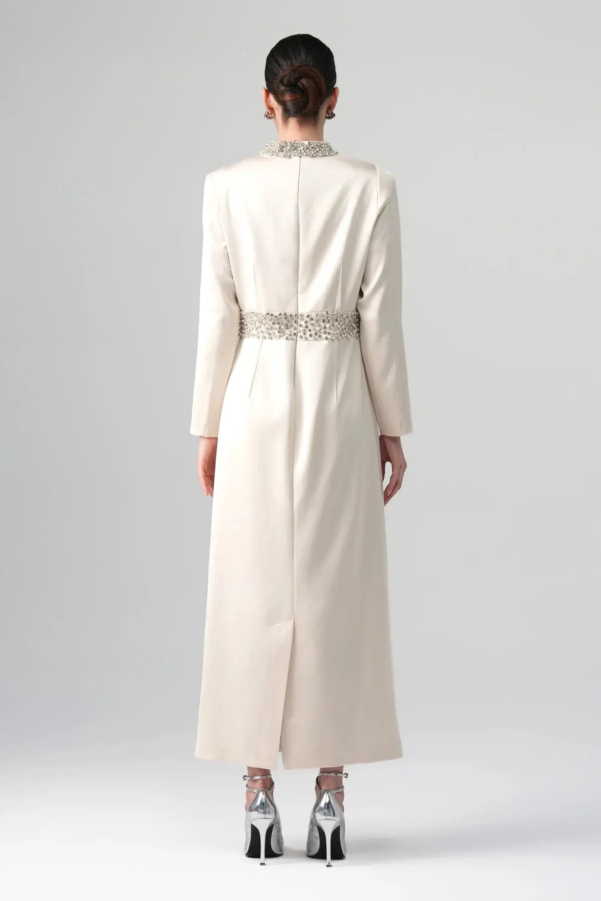 Kum Crystal-Embellished Dress – Ecru, photo 8