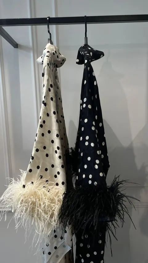 Polka Kaftan – Cream, photo 6